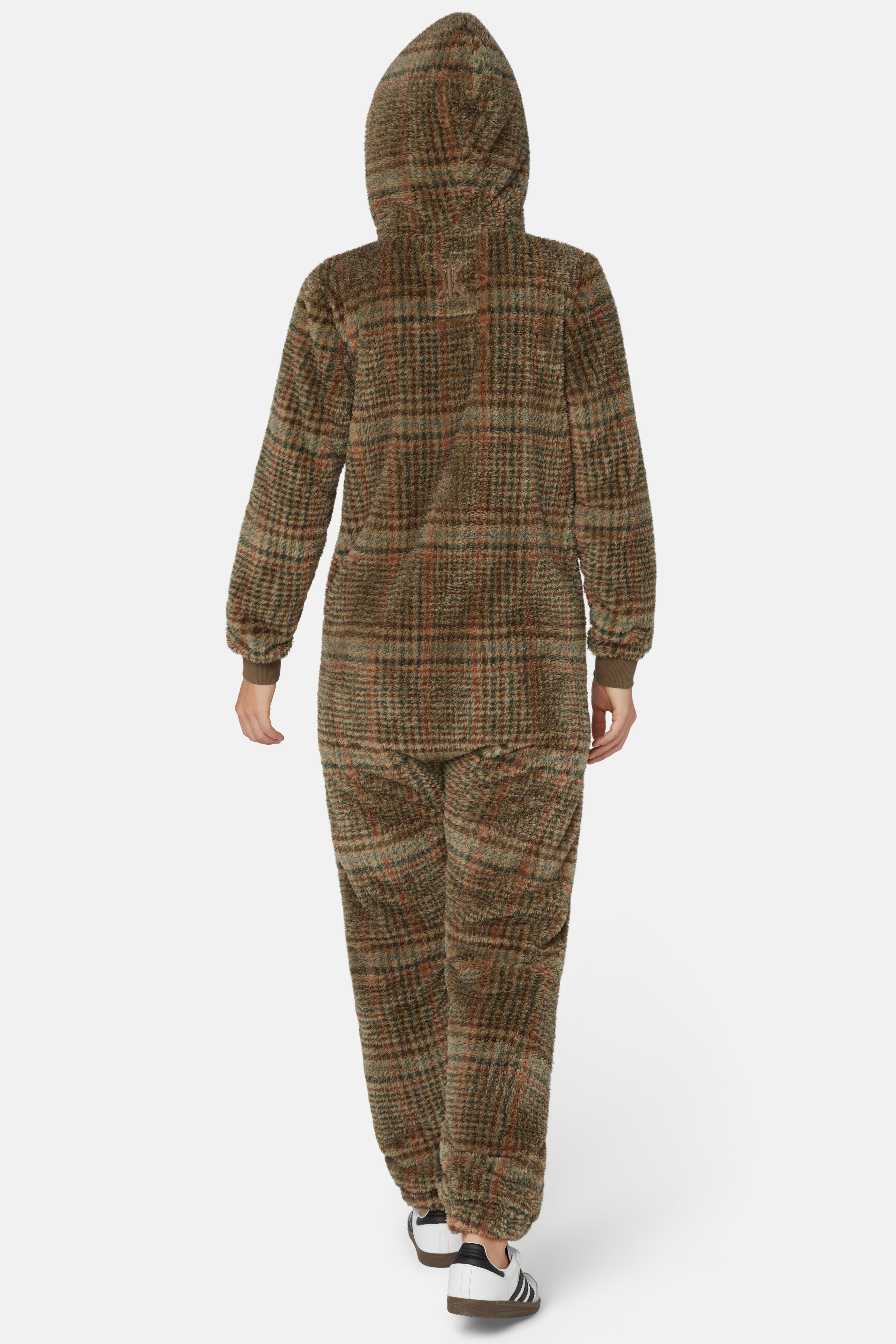 onepiece-puppy-jumpsuit-overall-braun-kariert-kuschelig image 3