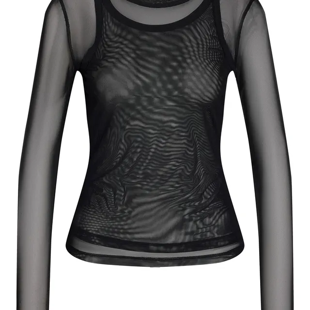 noisy-may-njudith-mesh-langarmshirt-transparent-tanktop image 1