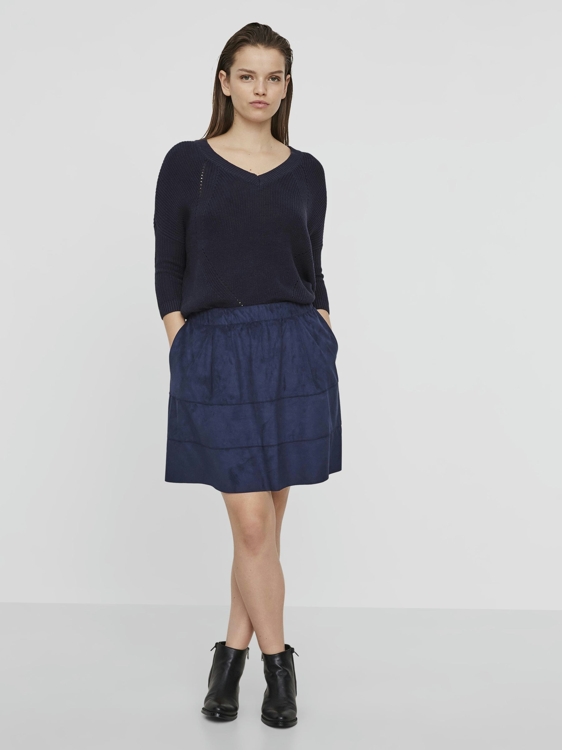 noisy-may-skirts-minirock-wildleder-optik-kurz-mit-taschen image 6