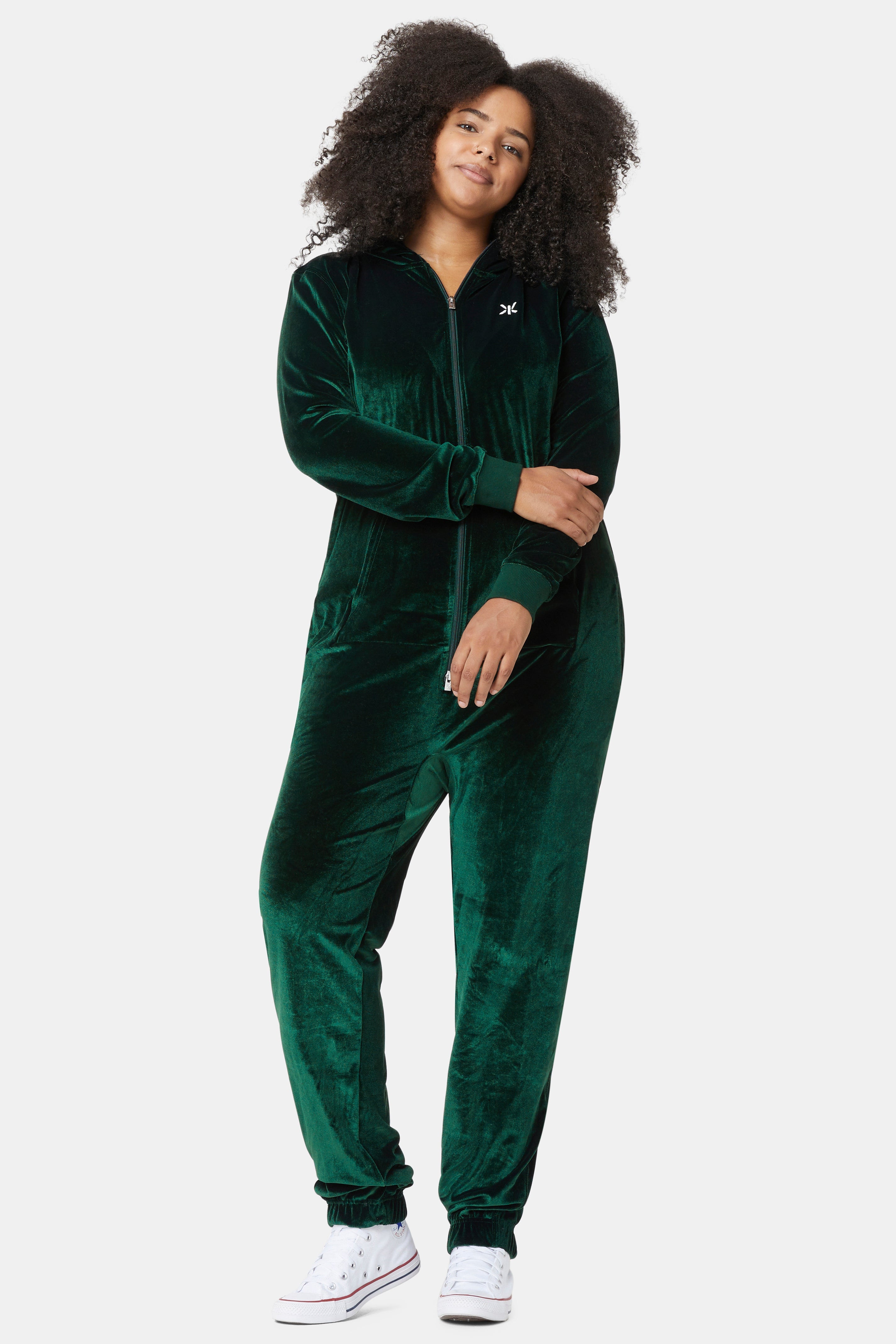 onepiece-original-velour-jumpsuit-overall-gr-n-velours image 2