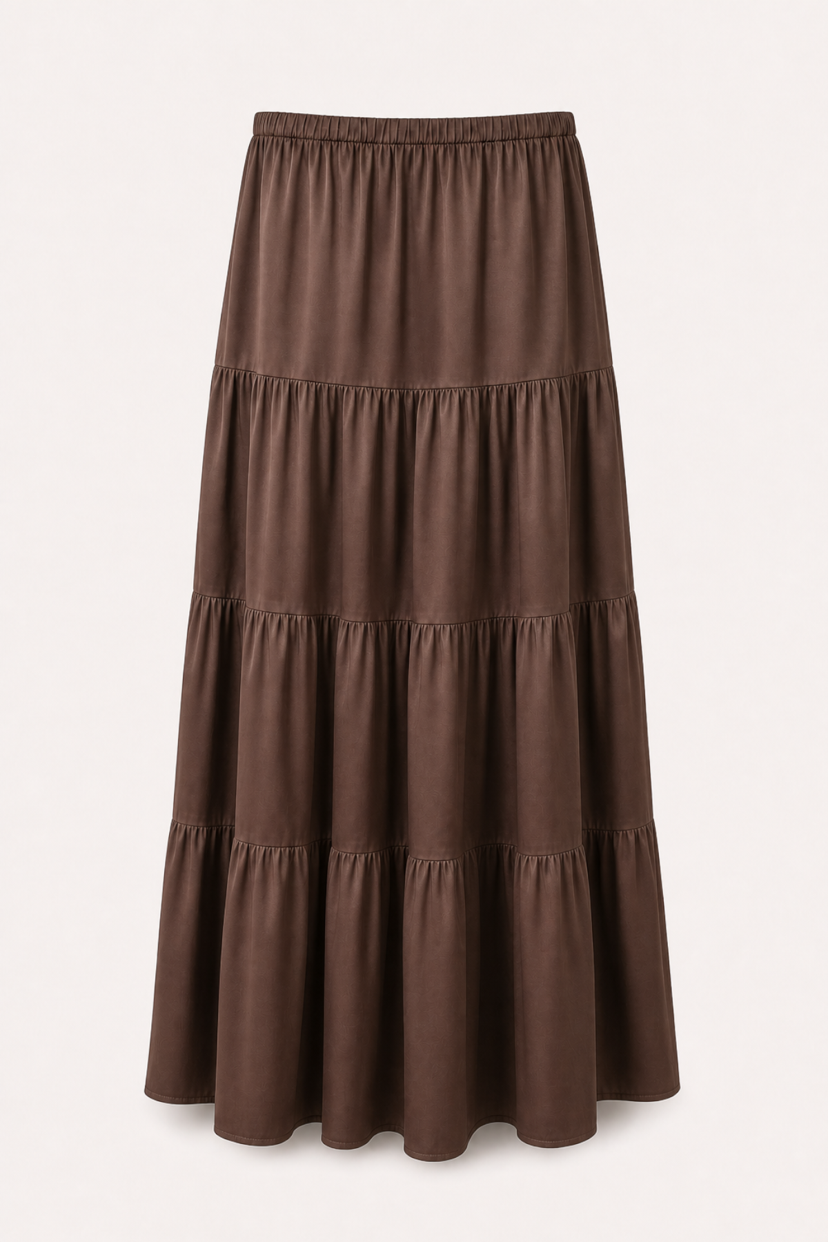 oh-april-valeska-satin-maxi-skirt-dark-brown-rock image 4