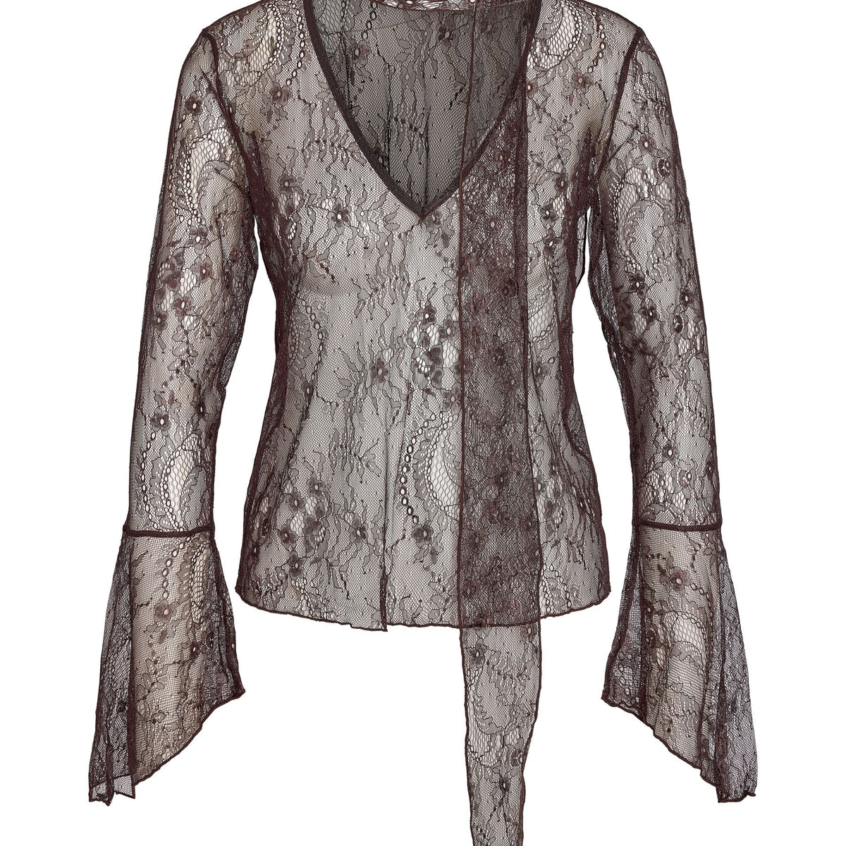 noisy-may-nmida-spitzentop-langarm-mit-schal image 1