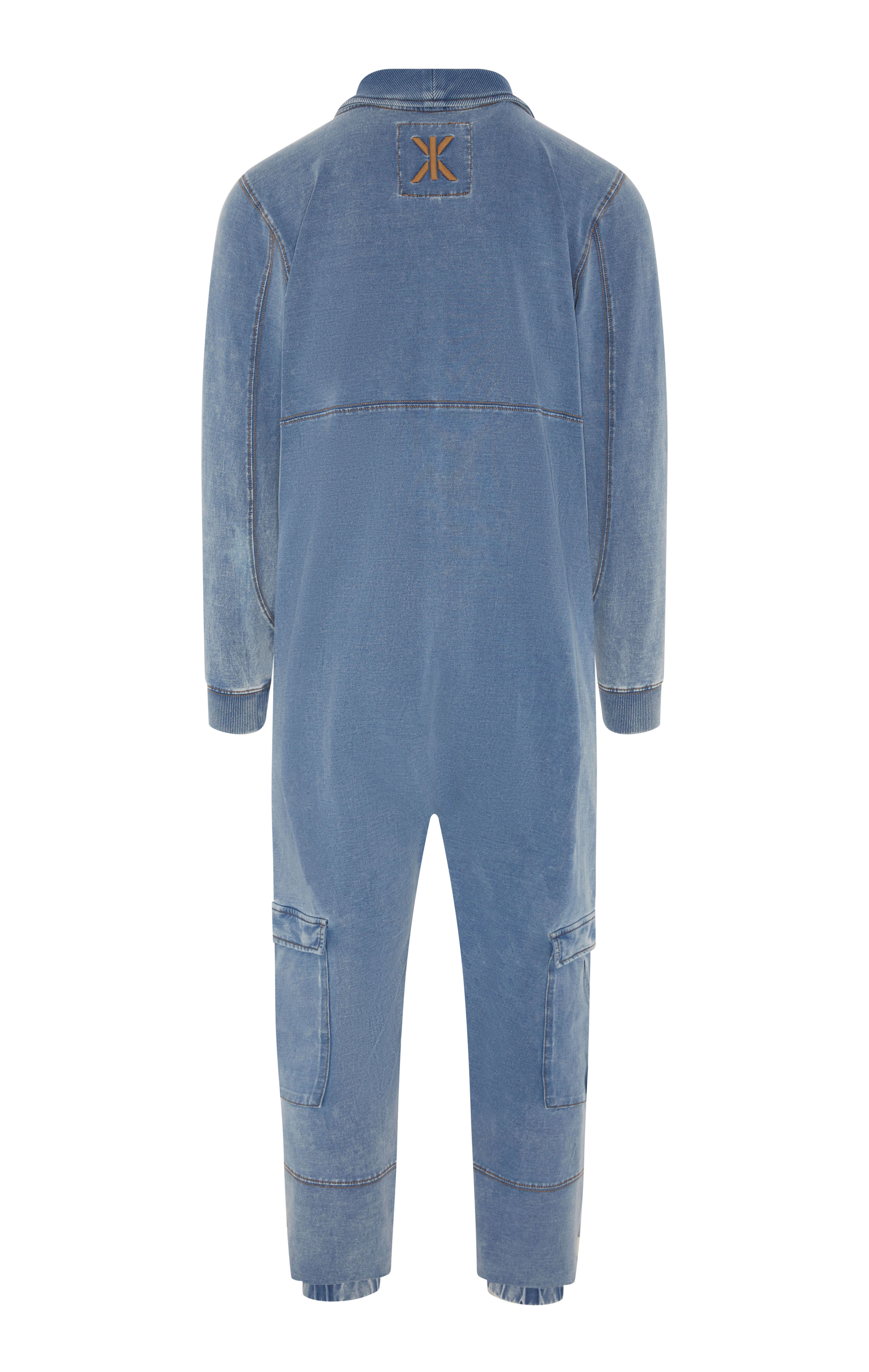 onepiece-soft-stretch-denim-jumpsuit-jeansoverall-blau image 8