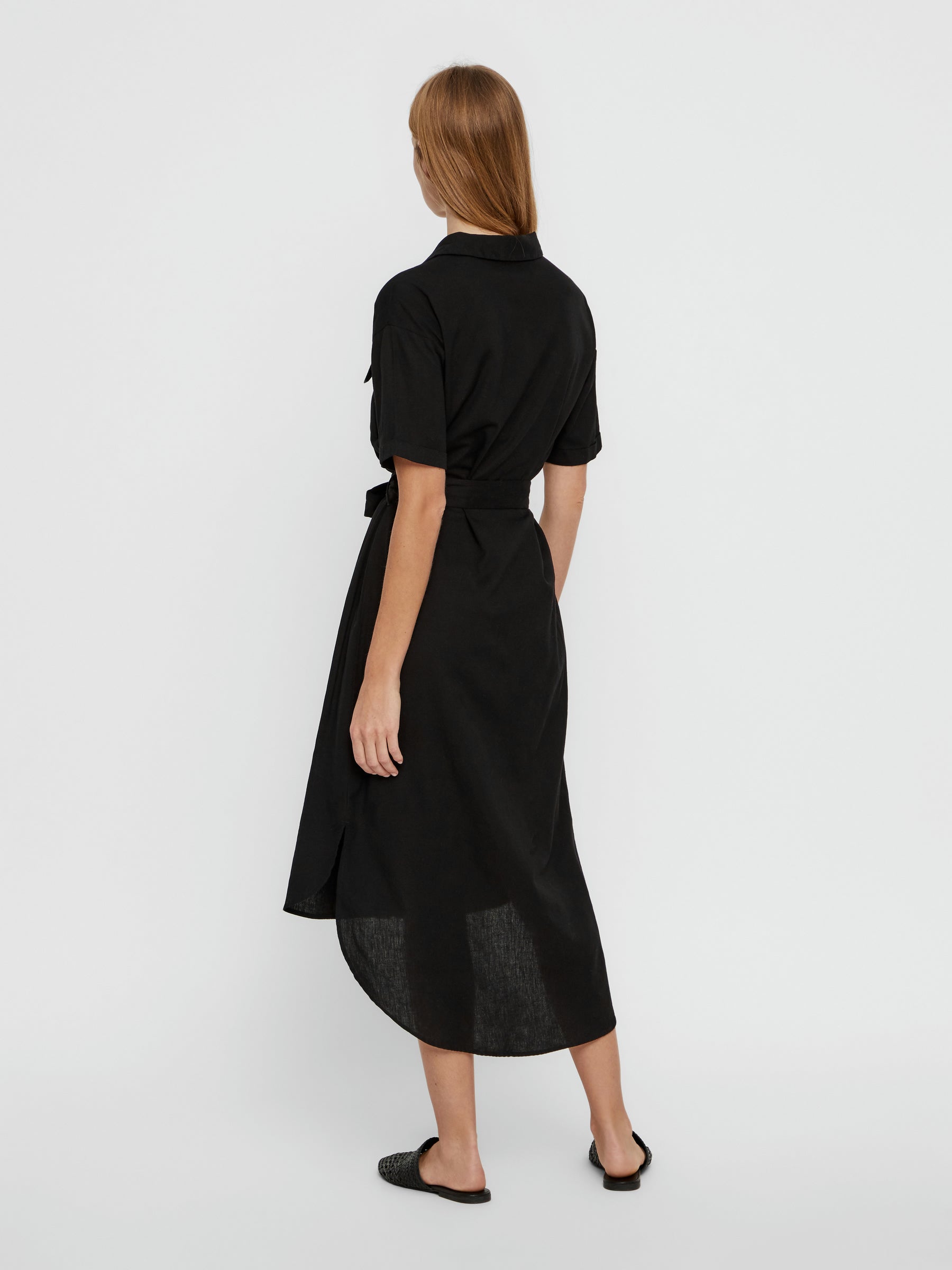 noisy-may-hemdkleid-lang-kragen-bindeg-rtel-knopfleiste image 3