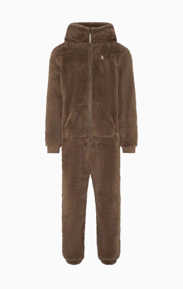 onepiece-puppy-jumpsuit-3-0-onesie-taupe-warmer-fleece image 1