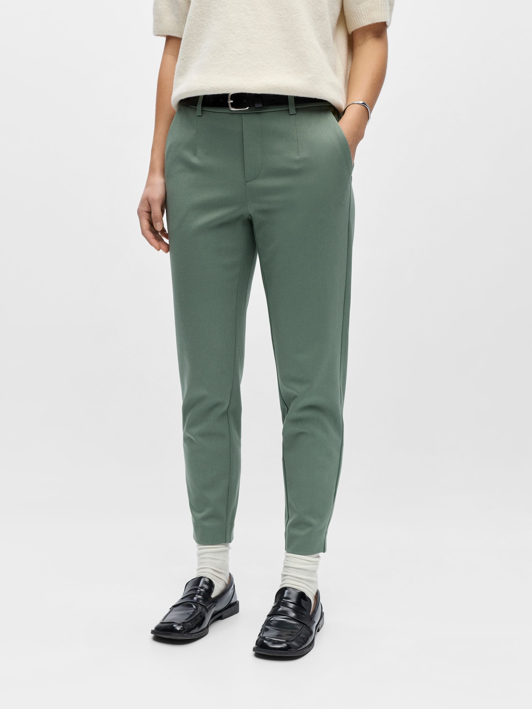 object-trousers-objilisa-hose-slim-cropped-stretch image 2