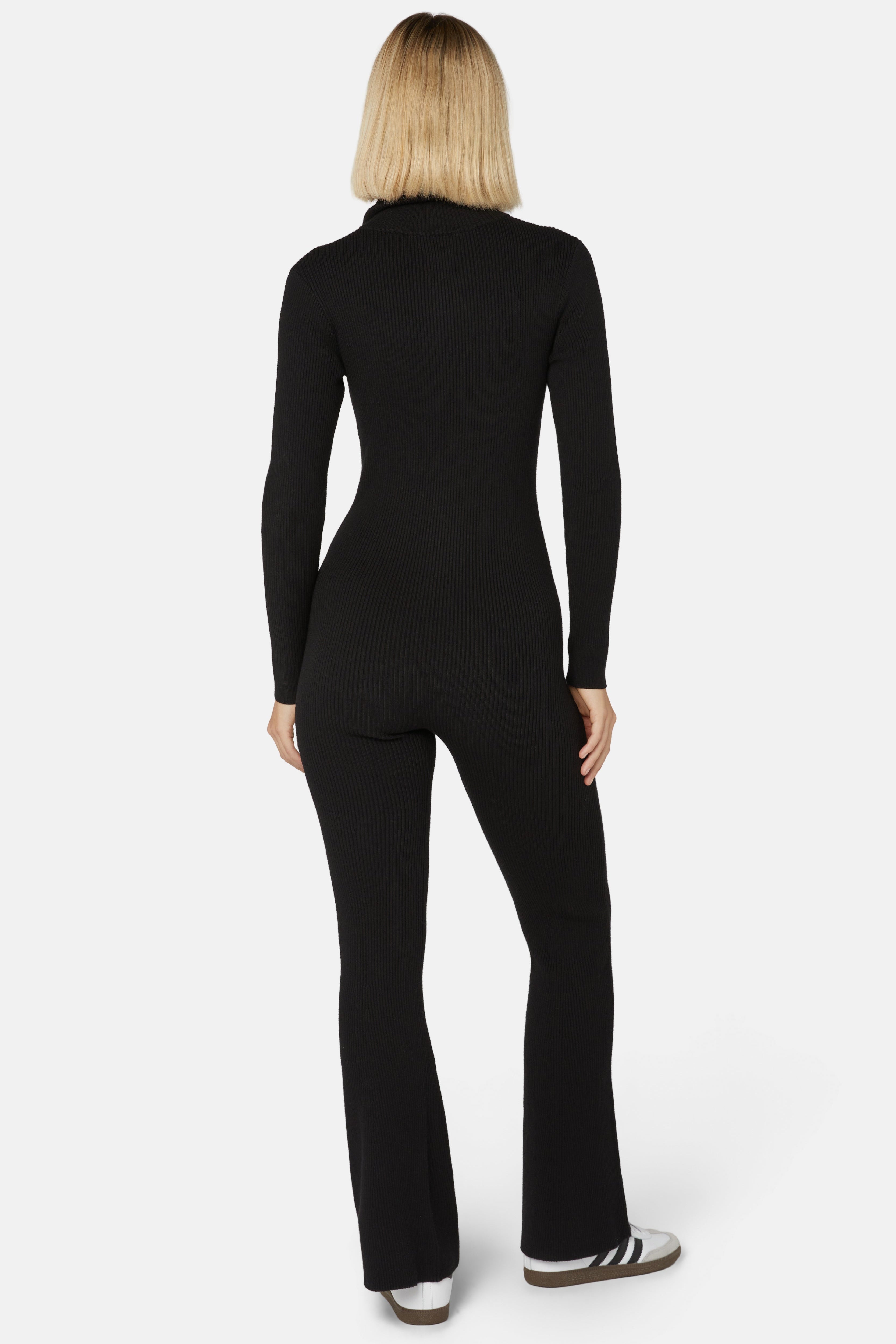 onepiece-the-rib-highneck-jumpsuit-schwarz-ripp image 4
