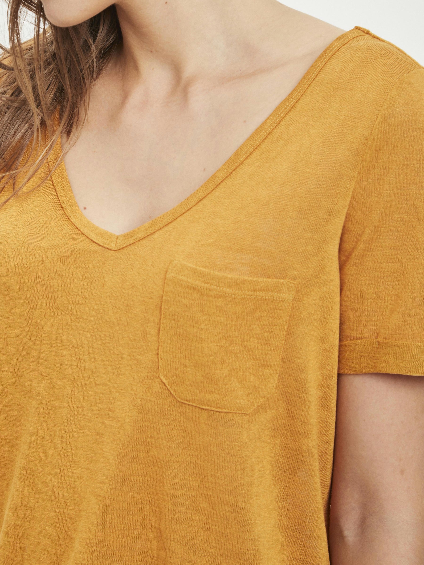 object-objtessi-t-shirt-damen-v-hals-basic image 6