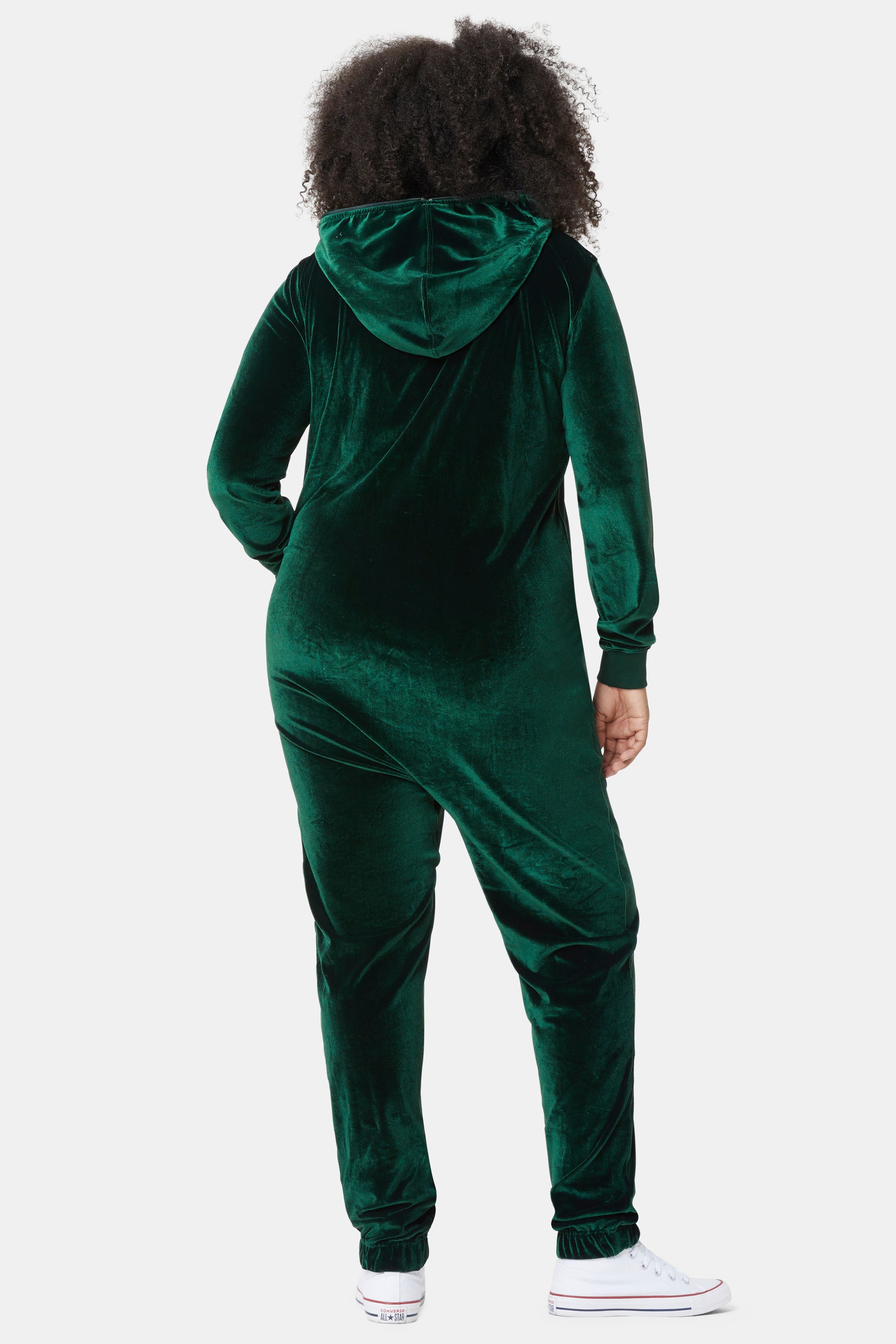 onepiece-original-velour-jumpsuit-overall-gr-n-velours image 3