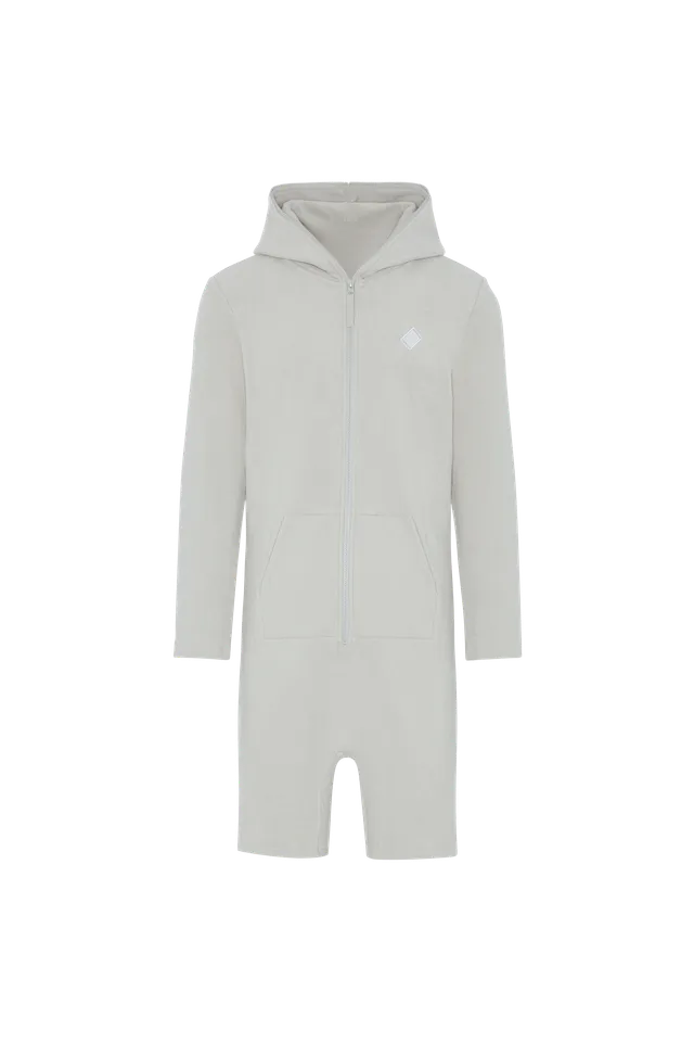 onepiece-towel-club-jumpsuit-kurz-hellgrau-damen image 1