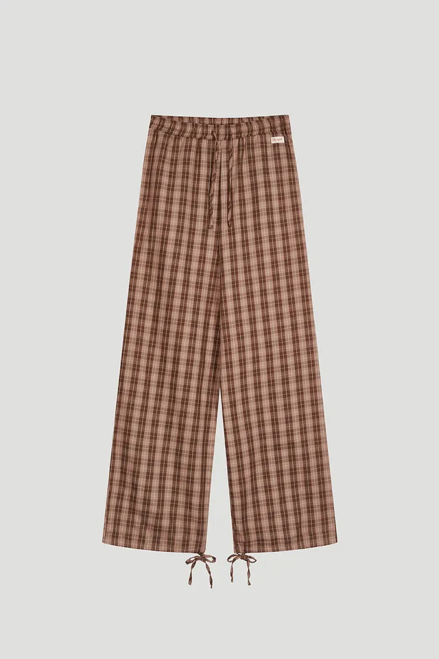 oh-april-elior-webhose-cocoa-dust-check-wide-leg image 1