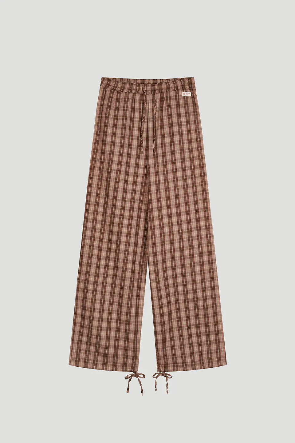 oh-april-elior-webhose-cocoa-dust-check-wide-leg image 1