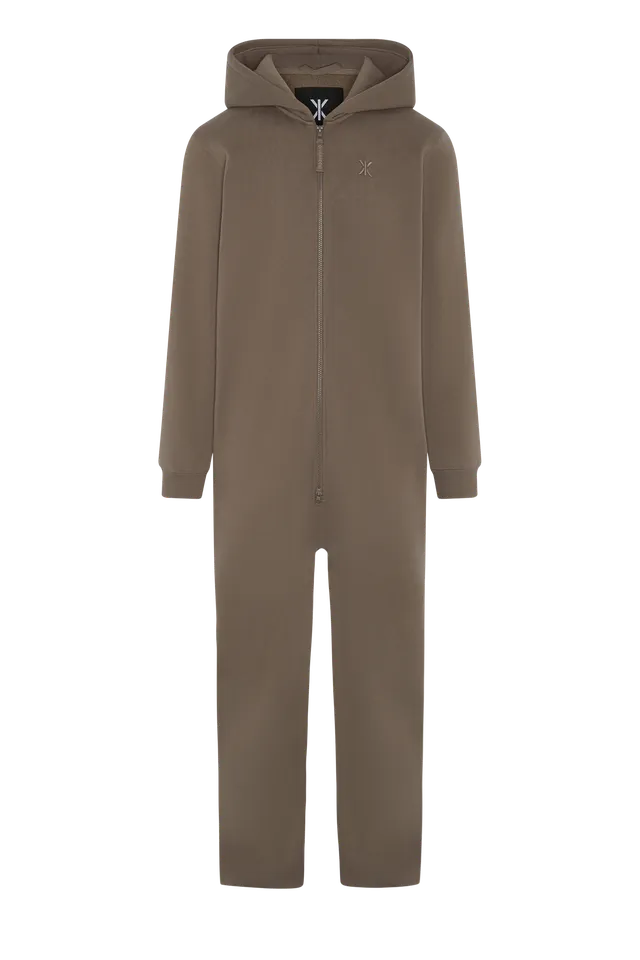onepiece-straight-leg-jogger-jumpsuit-damen-braun image 1