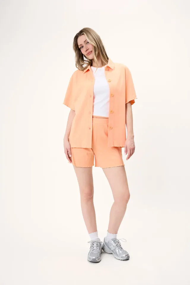 oh-april-sweet-peach-set-bluse-shorts-loungewear image 1