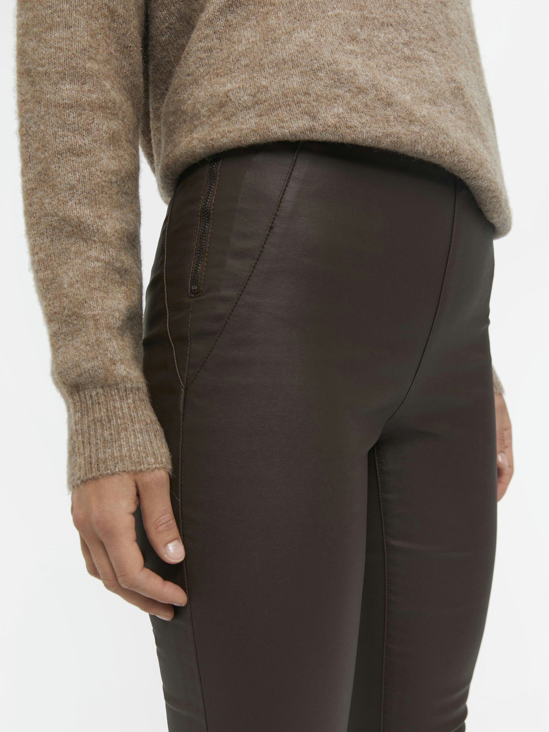 object-objbelle-leggings-coated-glitzer-stretch image 5