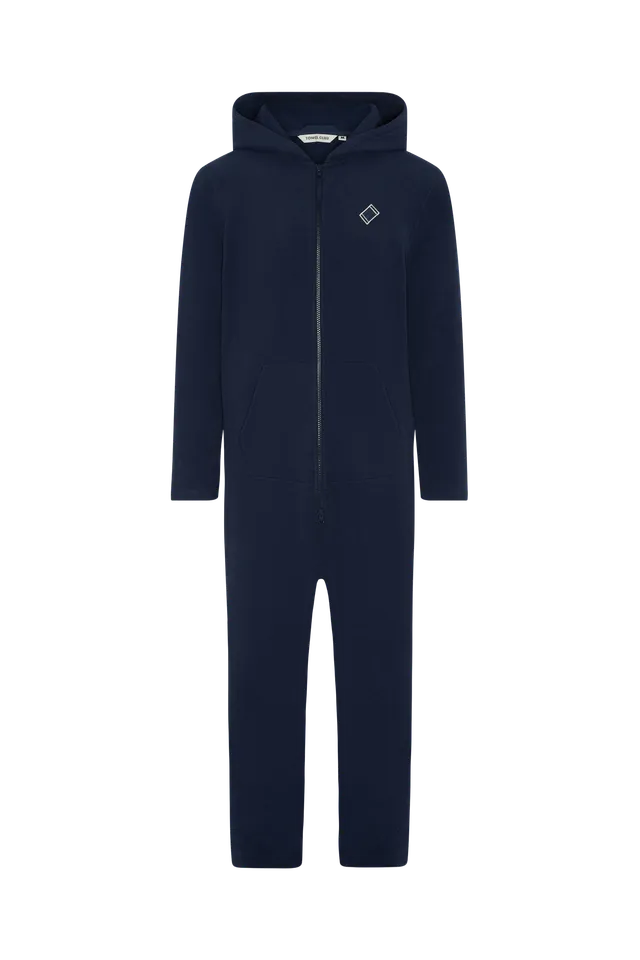 onepiece-towel-club-long-jumpsuit-damen-navy-lang image 1