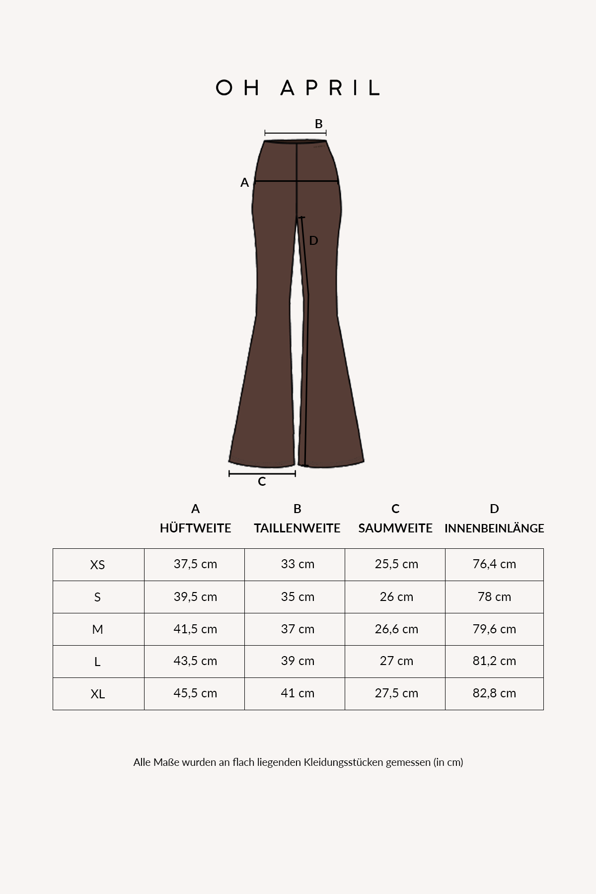 oh-april-tia-bootcut-leggings-dark-brown-slim-fit image 7