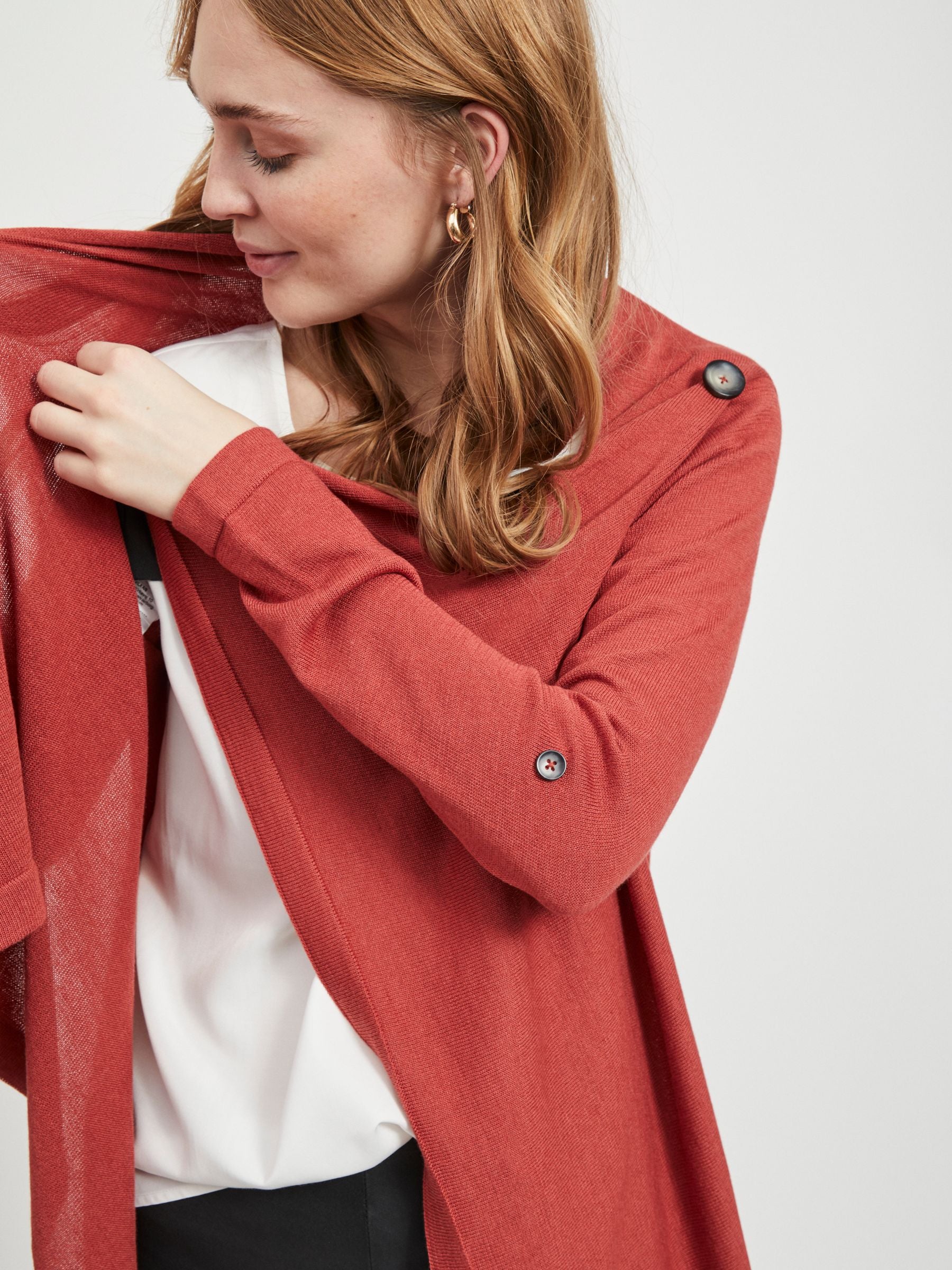object-cardigan-strickjacke-d-nn-mit-wasserfall image 7