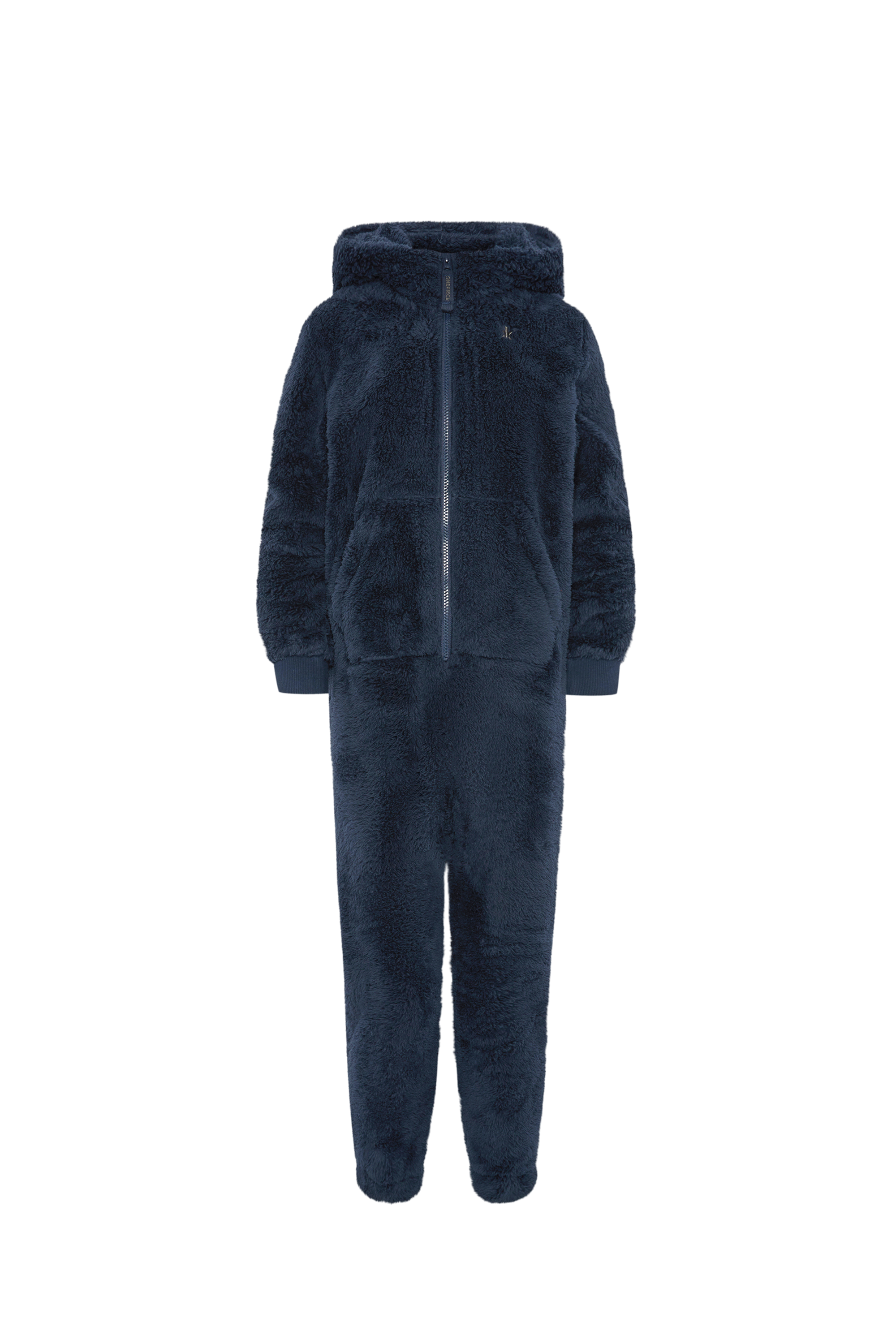 onepiece-puppy-kids-jumpsuit-kinder-overall-navy-122-fleece image 1