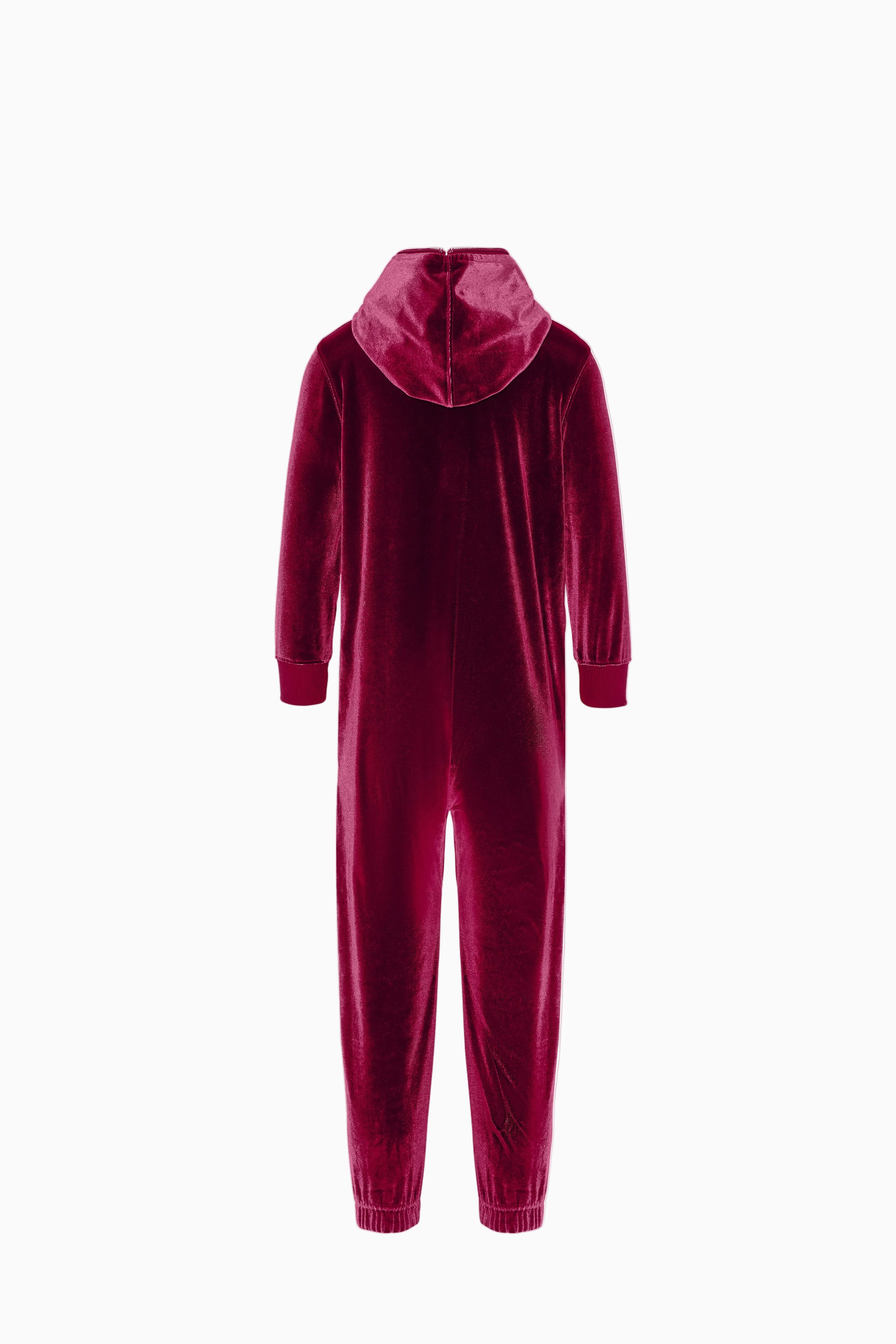 onepiece-original-velour-kids-jumpsuit-kinder-rot-velour image 4