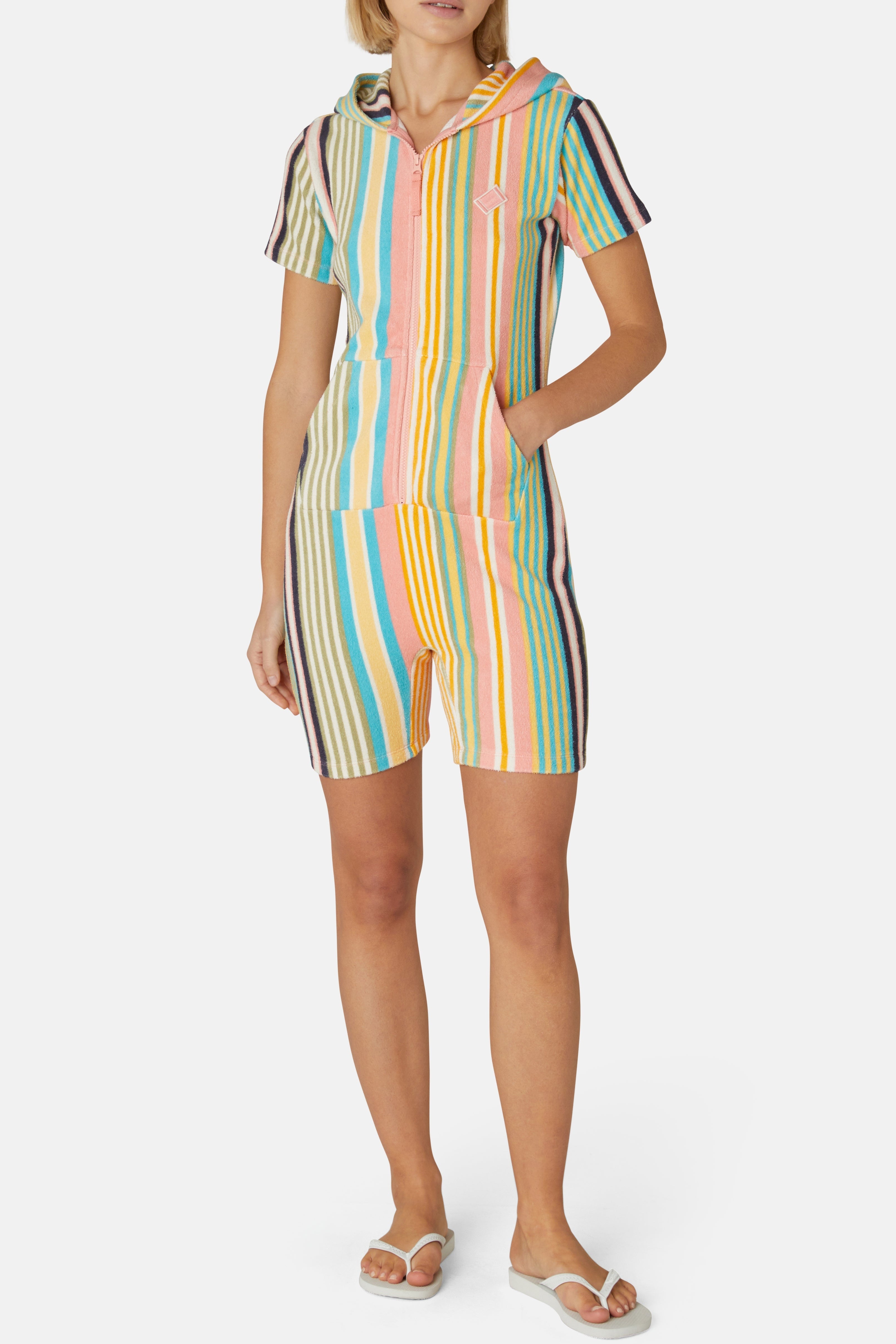 onepiece-towel-club-short-jumpsuit-stripe-frottee image 3