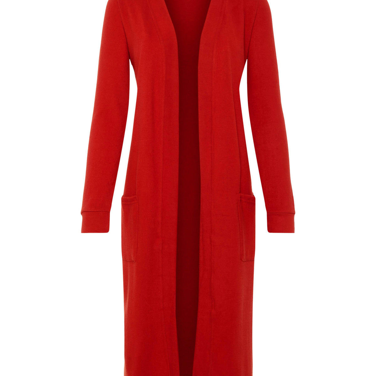 noisy-may-cardigan-lang-strickjacke-damen-offen-taschen image 1