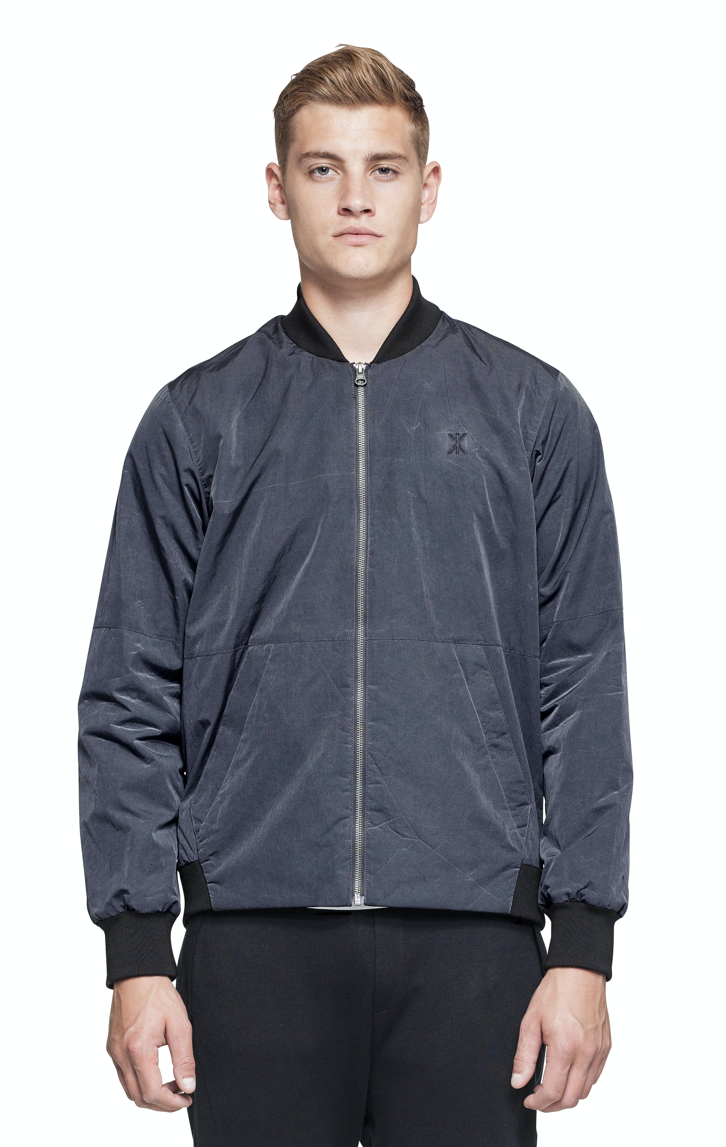 onepiece-ripple-bomber-jacket-bomberjacke-damen-dunkelgrau image 6