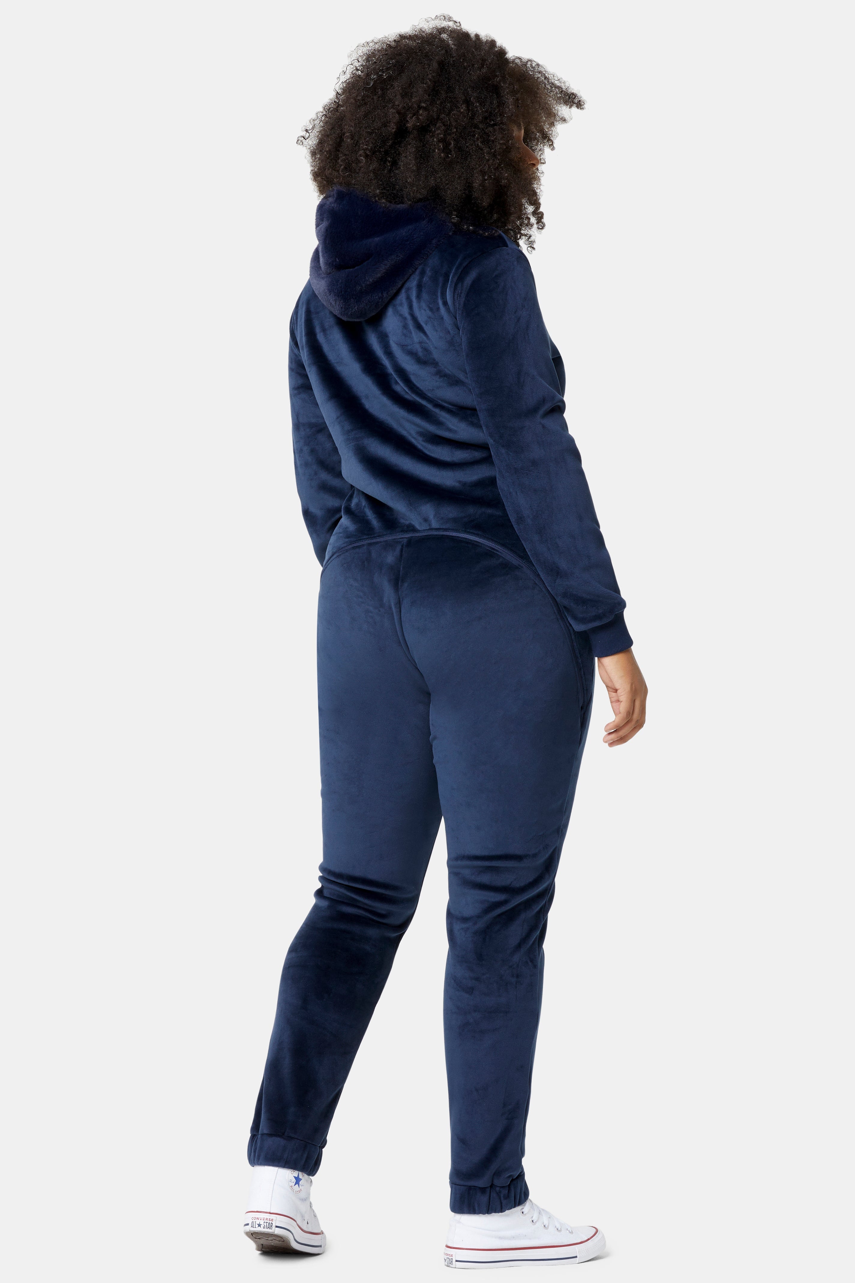 onepiece-alps-soft-velvet-jumpsuit-navy-damen-slim image 3