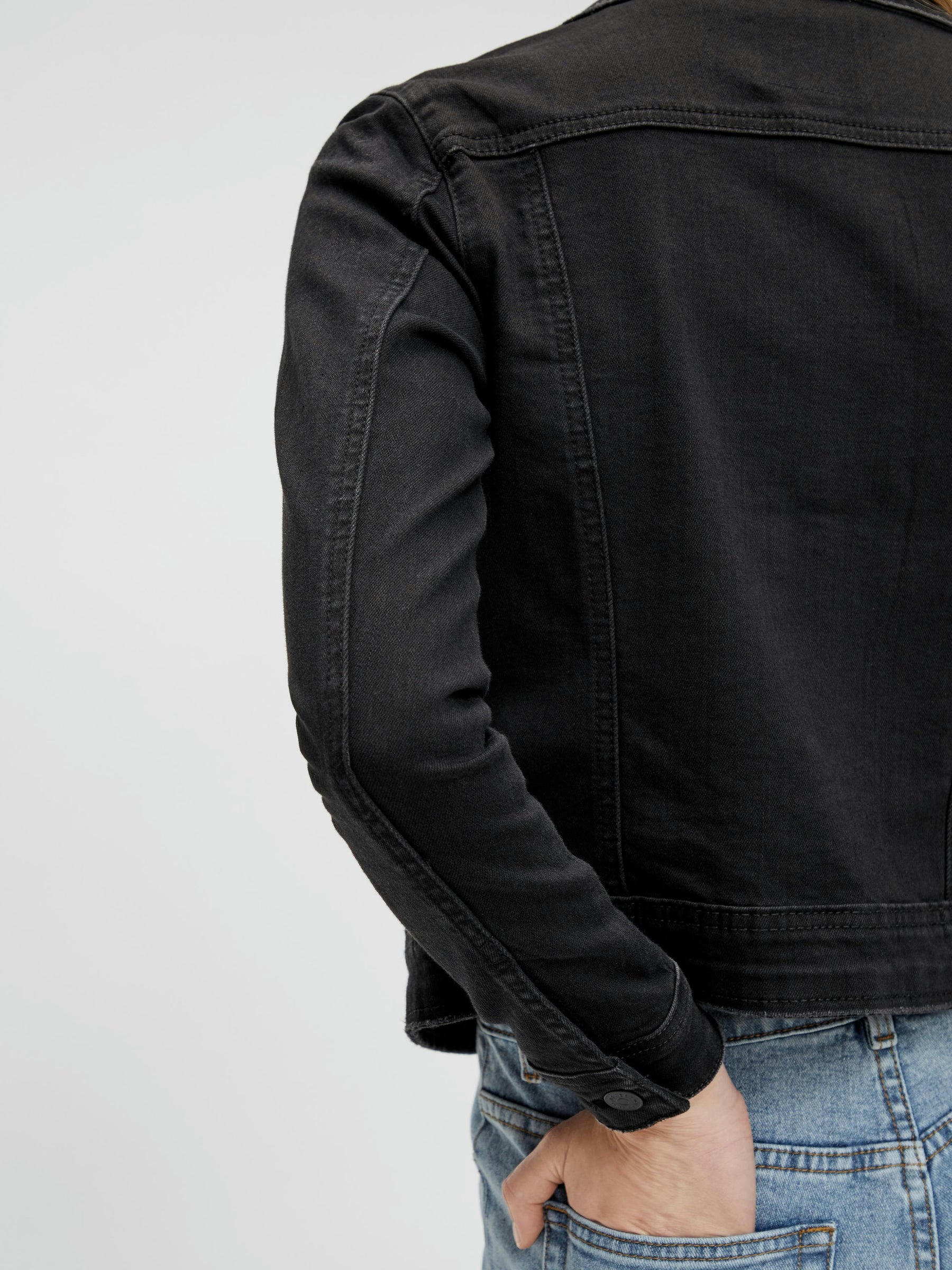 object-denimjacke-jeansjacke-regular-fit-mit-brusttaschen image 5