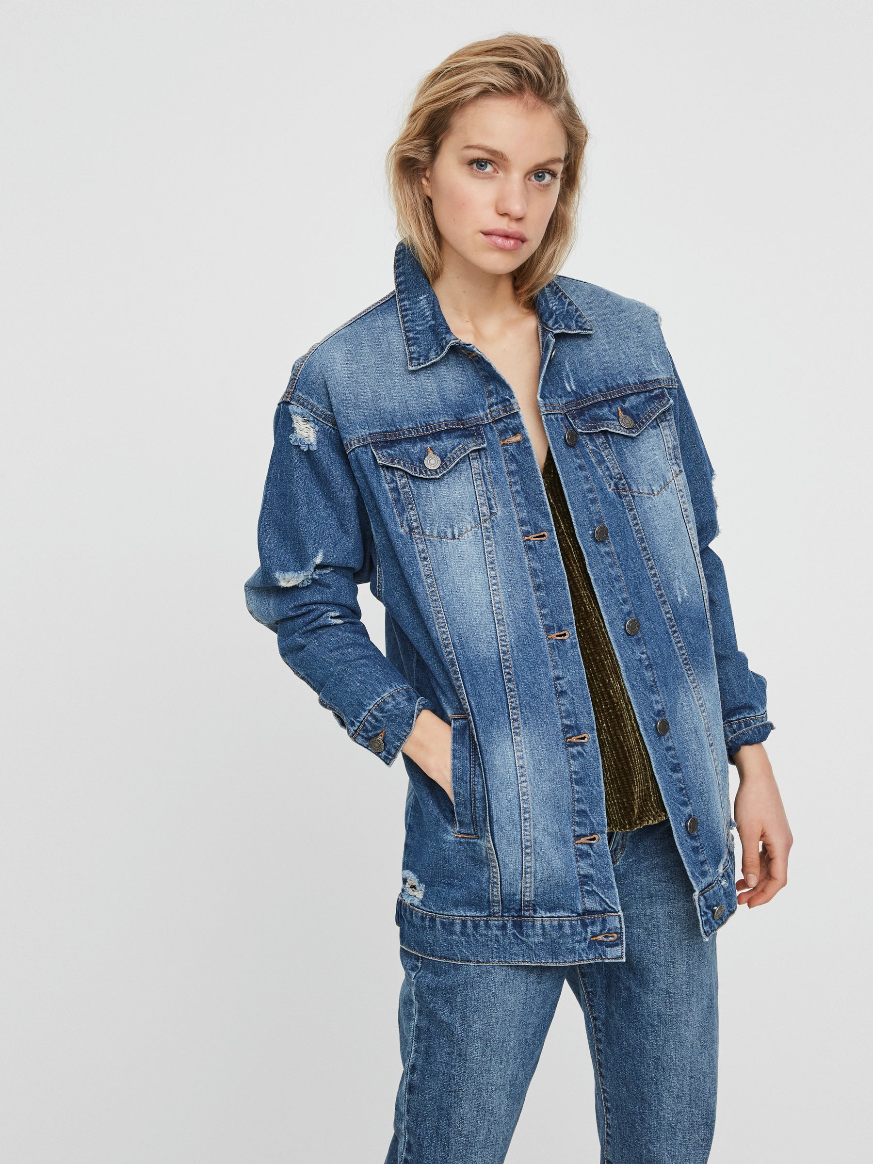 noisy-may-lange-jeansjacke-oversize-mit-abrieb image 3
