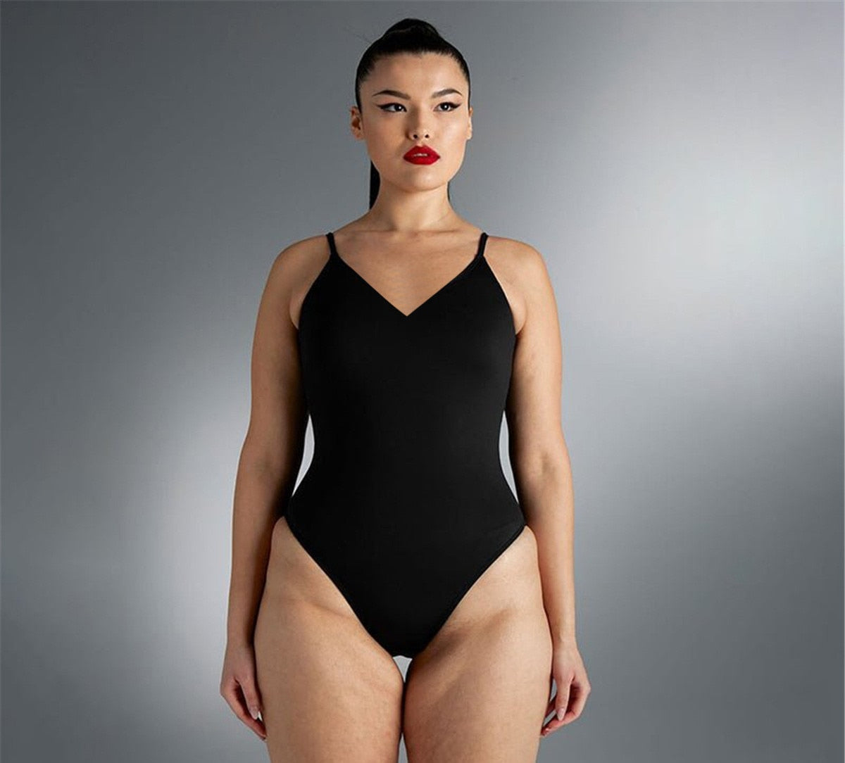 arys-sculpting-badeanzug-damen-schwarz-m-v-neck image 4