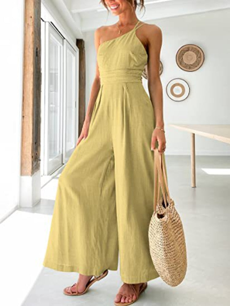 arys-summer-jumpsuit-damen-overall-schwarz-mit-taschen image 4