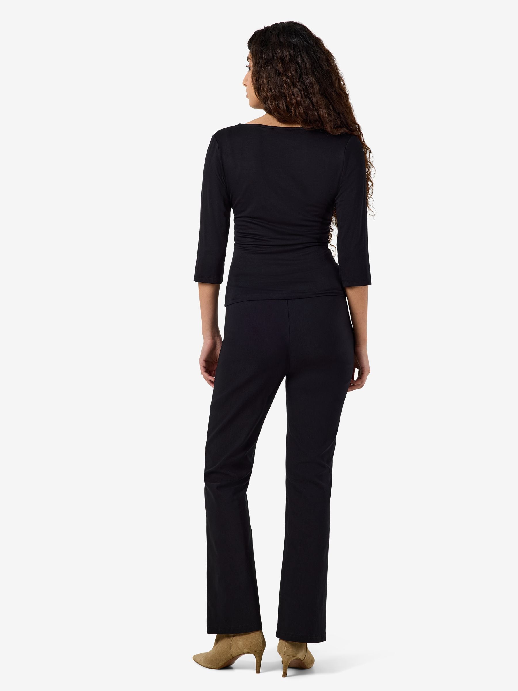 noisy-may-nmjune-top-mit-3-4-rmeln-v-ausschnitt-damen image 4