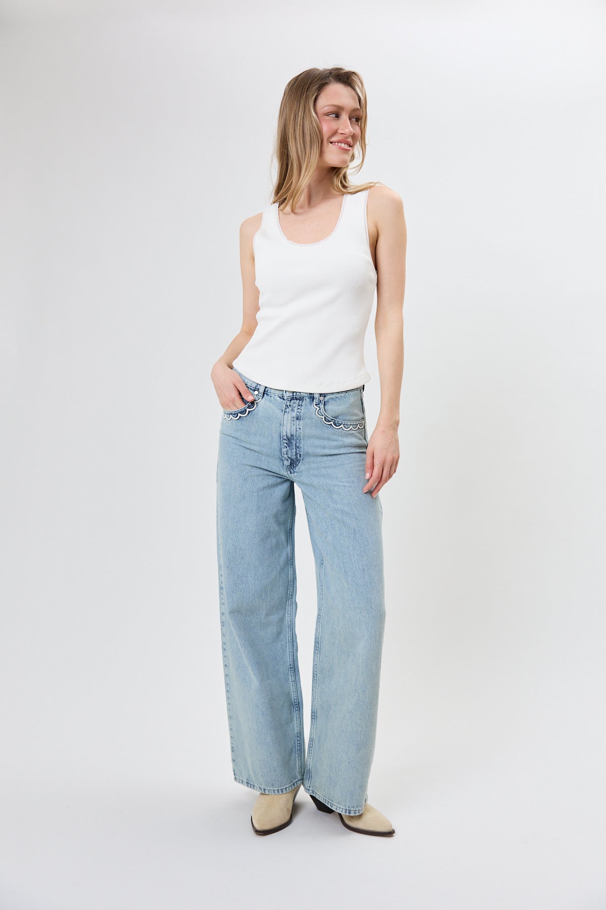 oh-april-aline-denim-pants-light-blue-wash-regular image 3