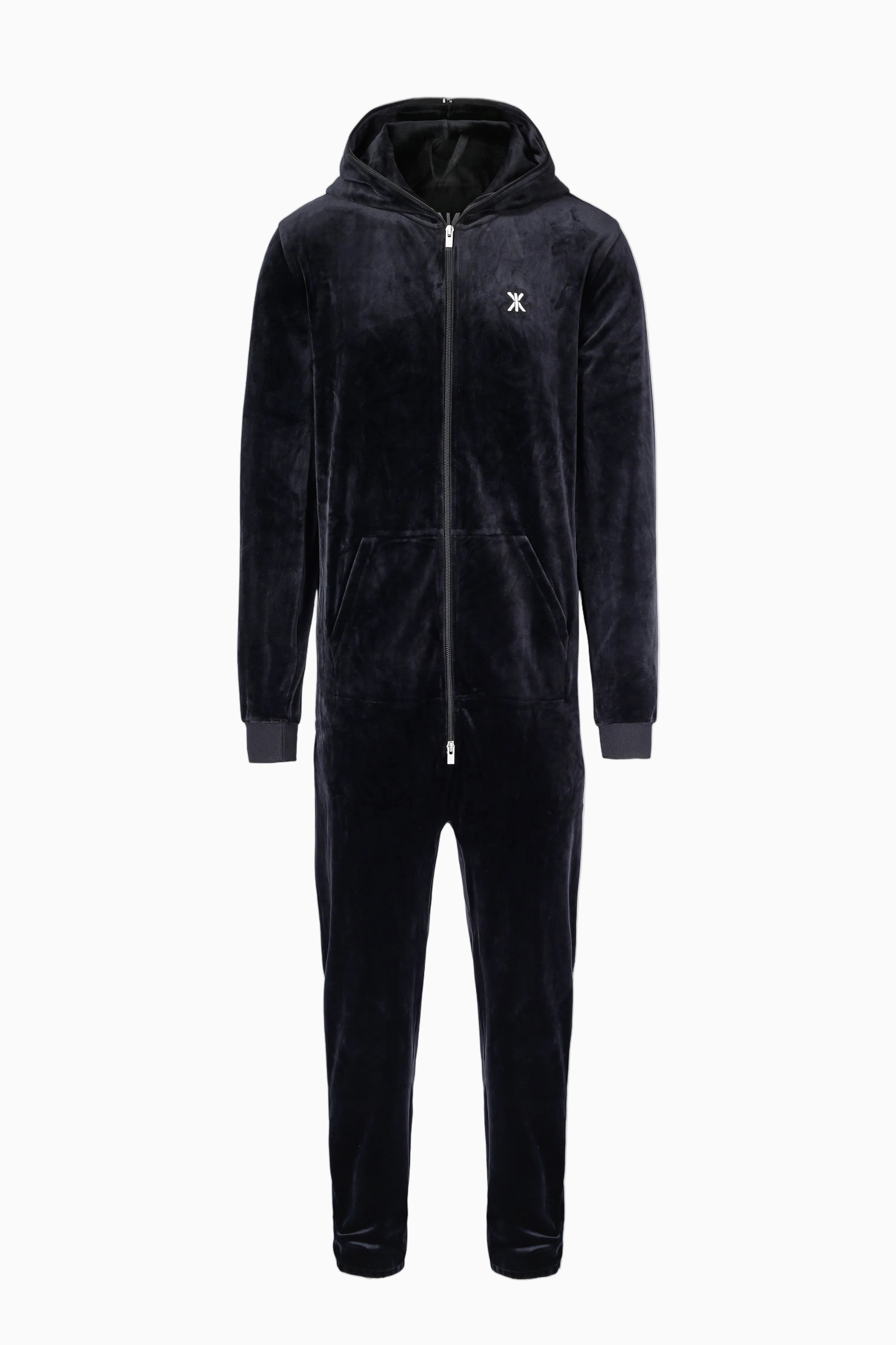 onepiece-original-velvet-jumpsuit-schwarz image 1