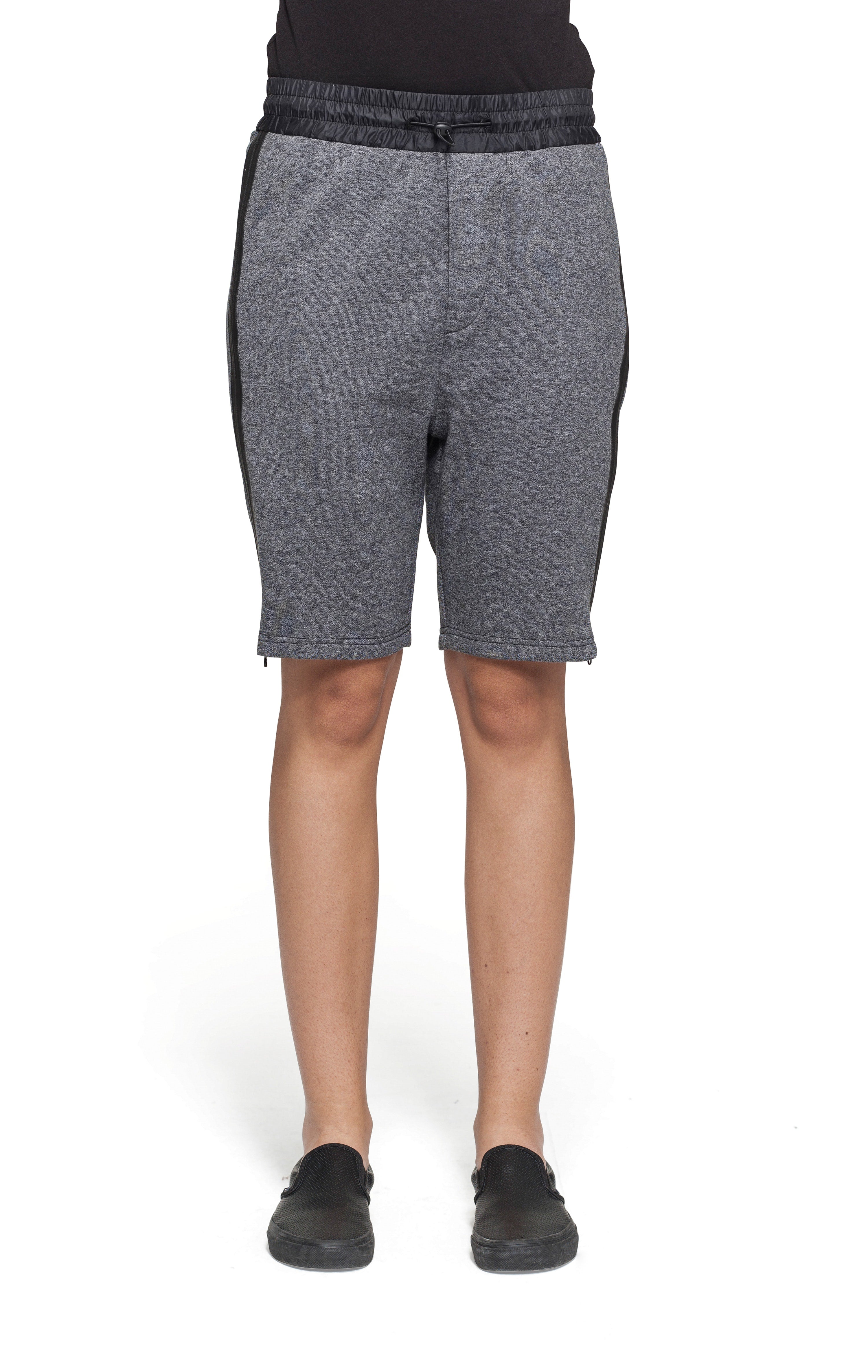 onepiece-dim-shorts-damen-schwarz-meliert-verstellbarer-bund image 2