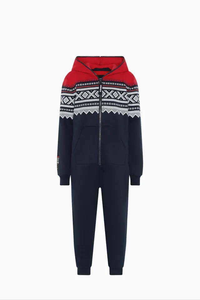 onepiece-marius-kids-jumpsuit-kinder-overall-navy-muster image 1
