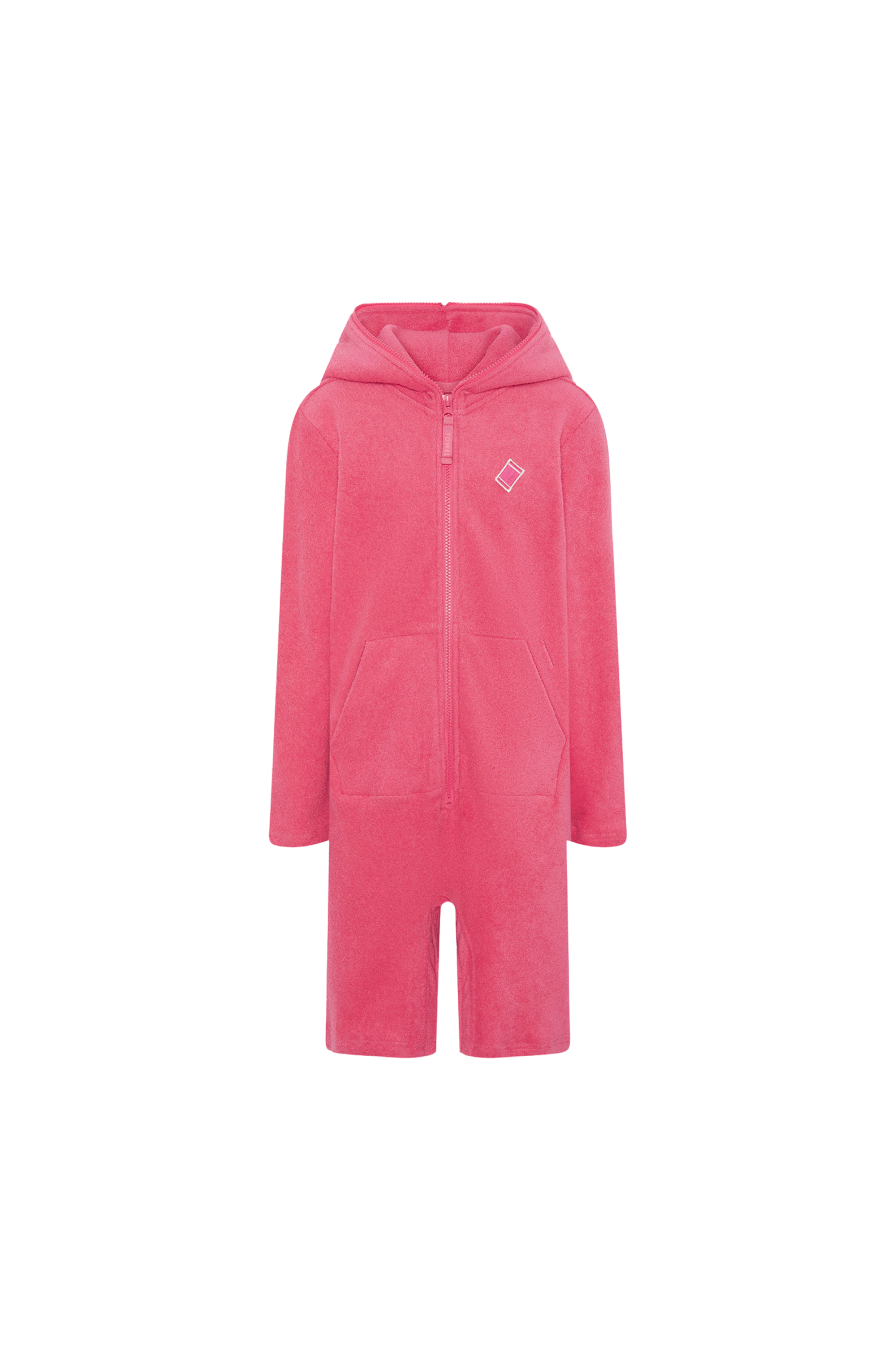 onepiece-towel-club-short-kids-jumpsuit-dunkelrosa-frottee image 1