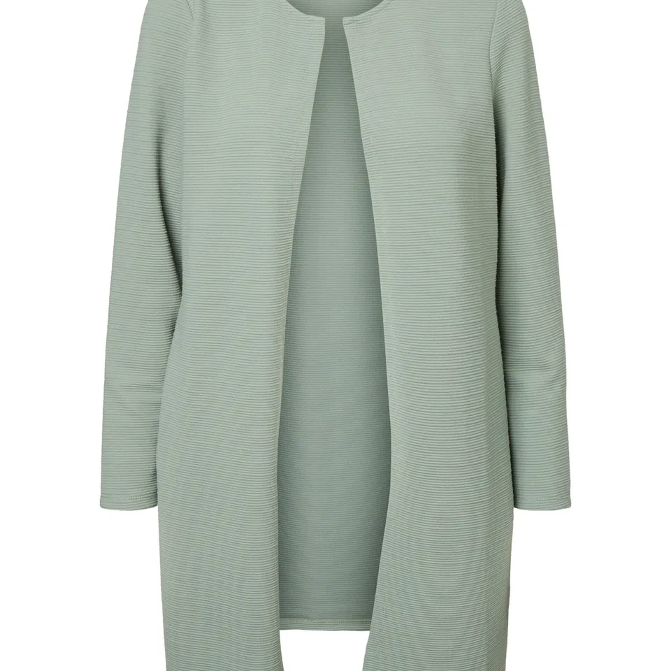 noisy-may-cardigan-lange-strickjacke-rundhals image 1