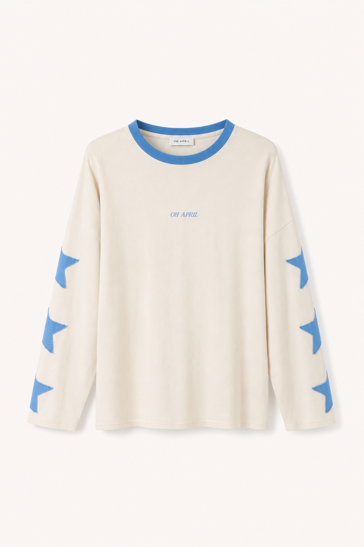 oh-april-venetia-stars-longsleeve-off-white-baumwolle image 1