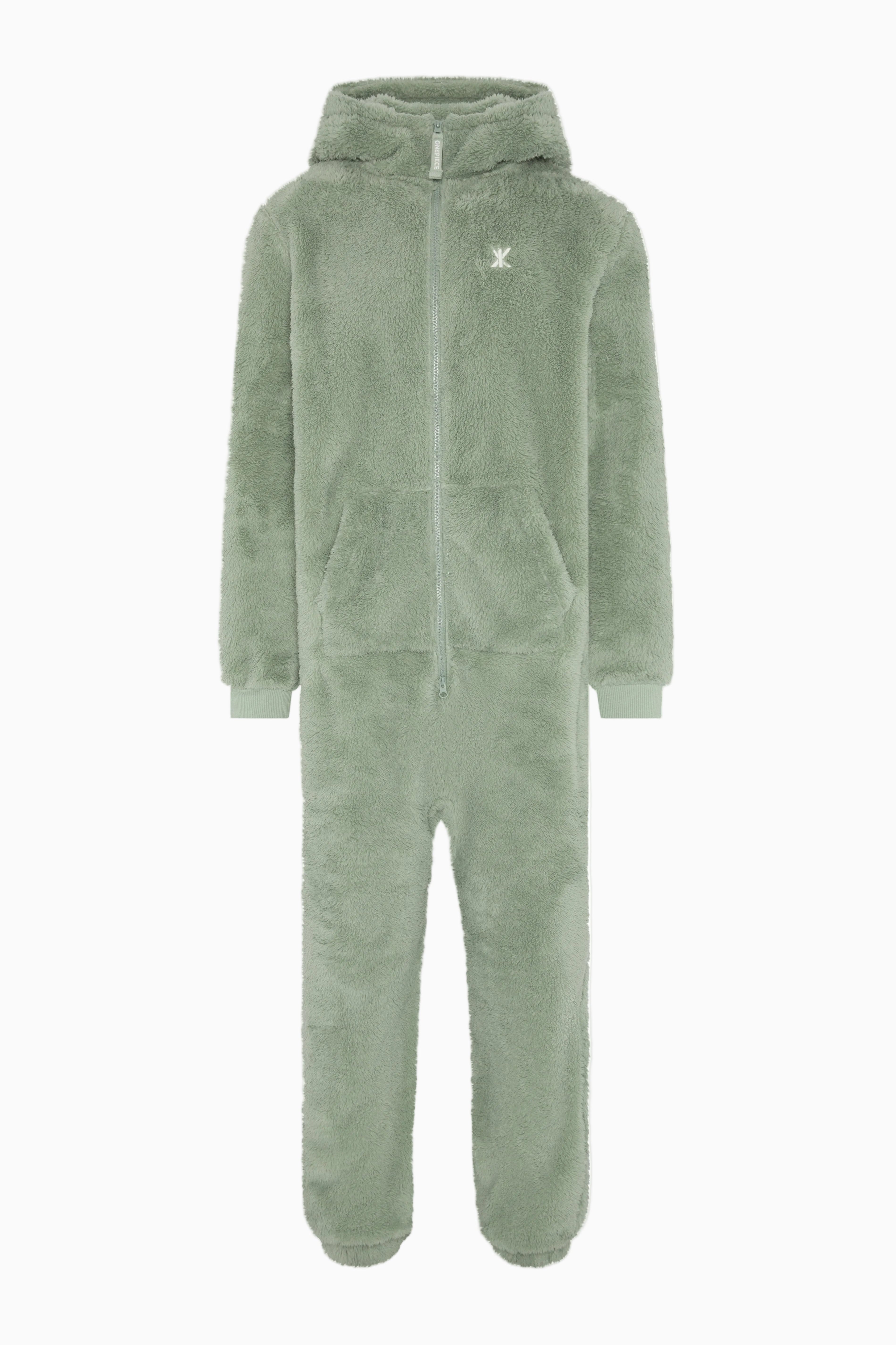 onepiece-puppy-jumpsuit-gr-n-fleece-warm image 1