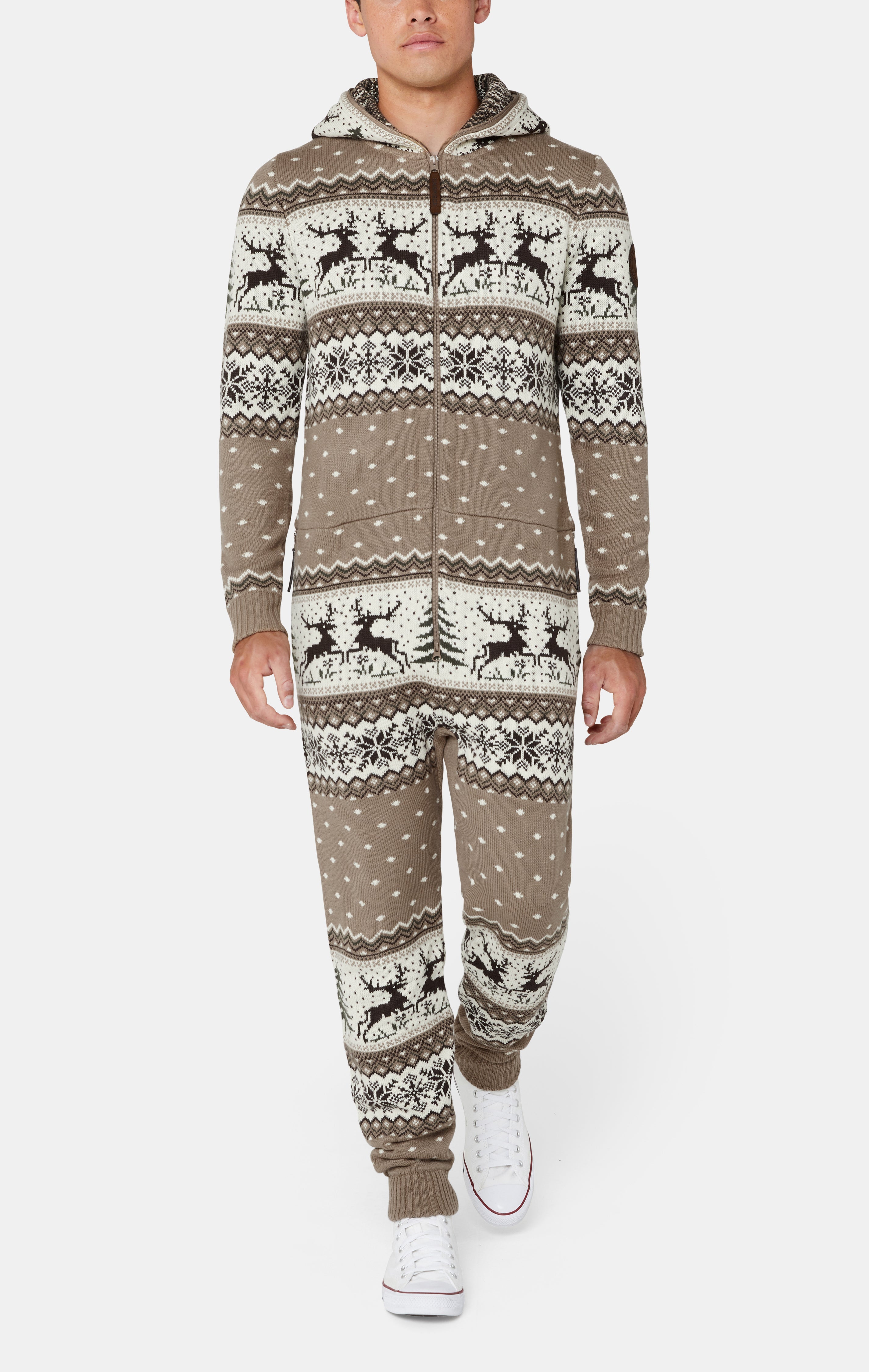 onepiece-holidays-are-coming-jumpsuit-braun-warmer-damen-overall image 8