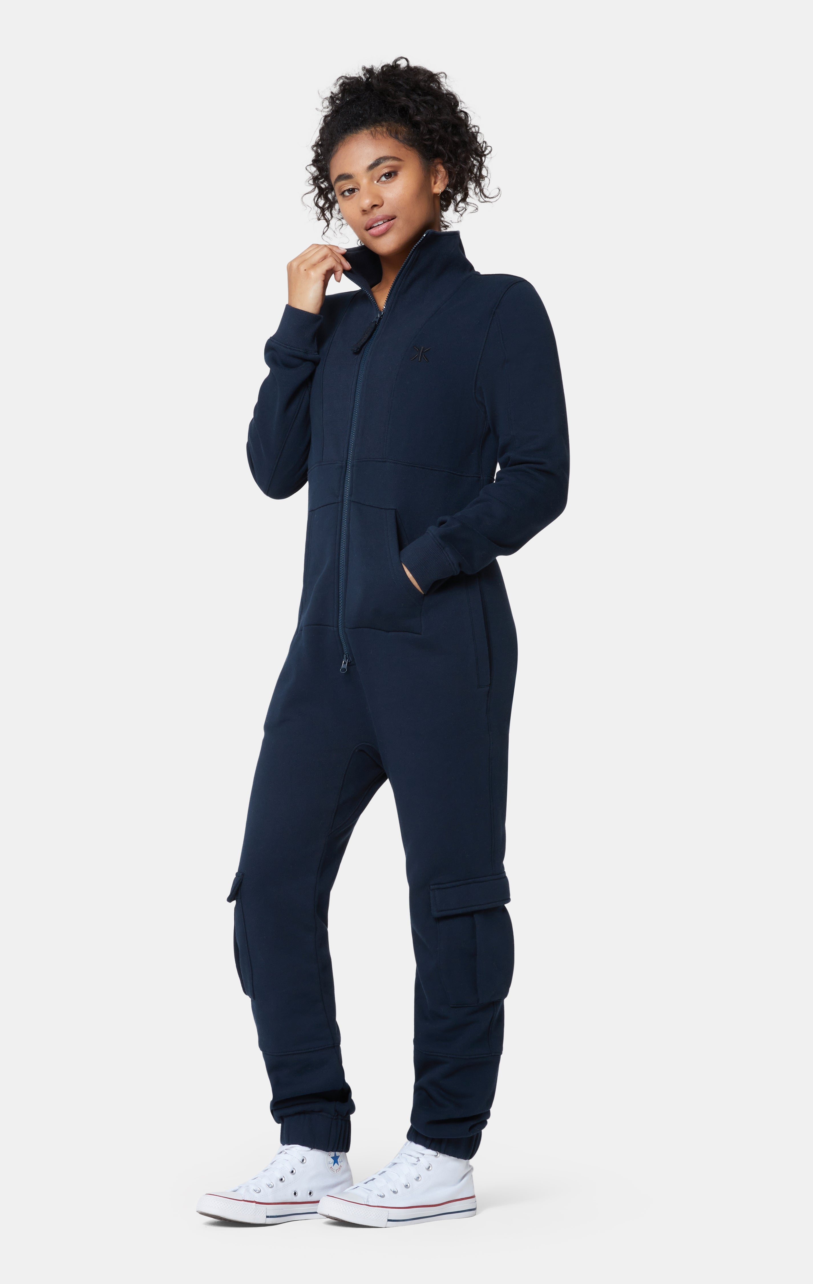 onepiece-original-tall-neck-jumpsuit-navy-blau image 5