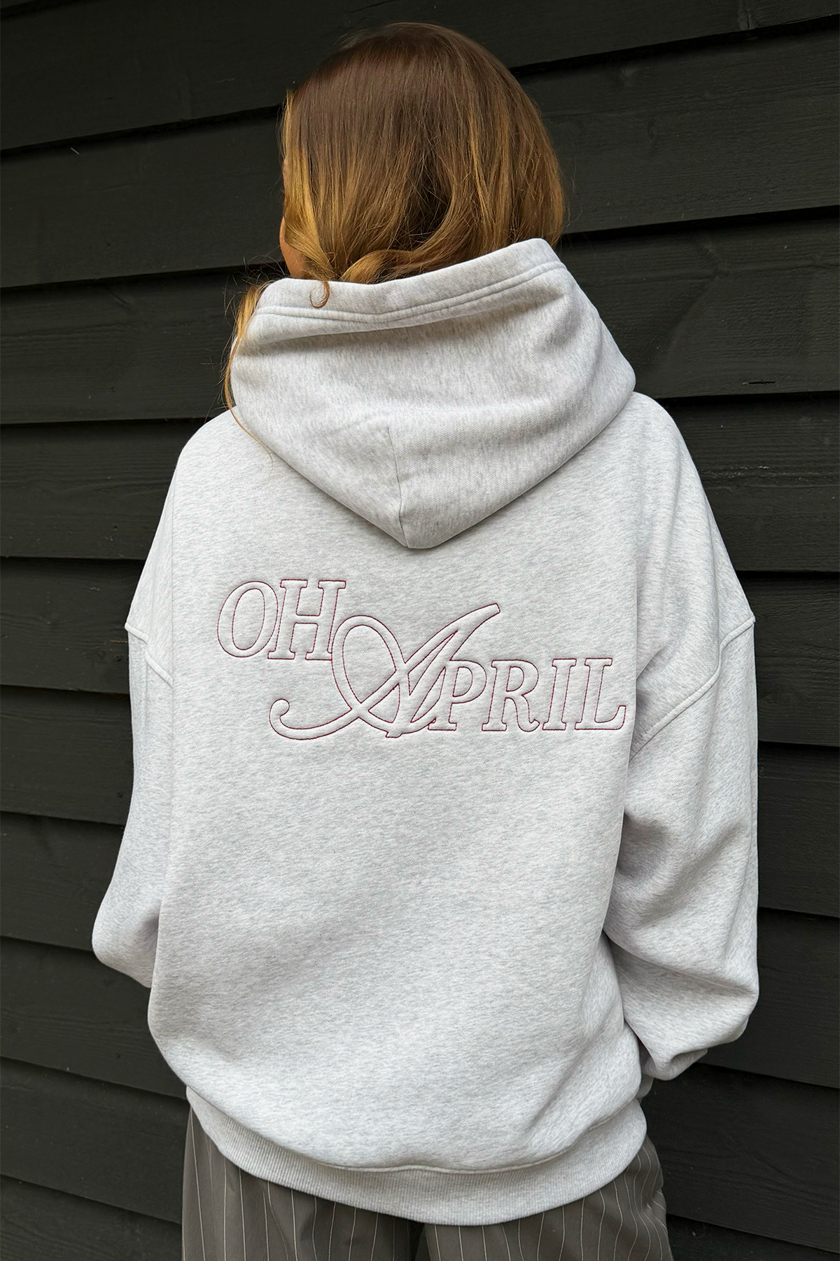 oh-april-oversized-hoodie-grey-melange-stickerei image 1