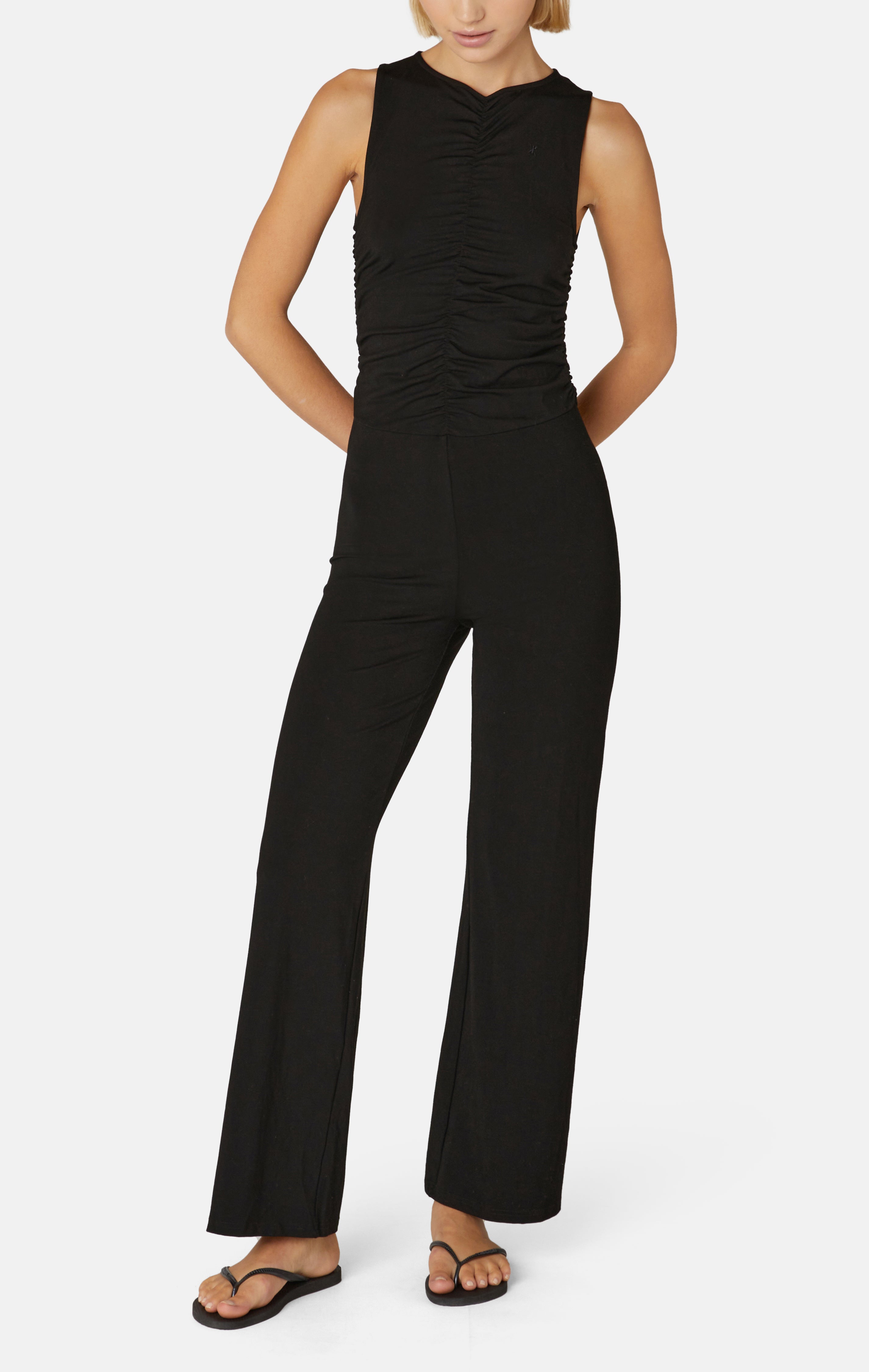 onepiece-smooth-female-jumpsuit-schwarz-stretch image 2