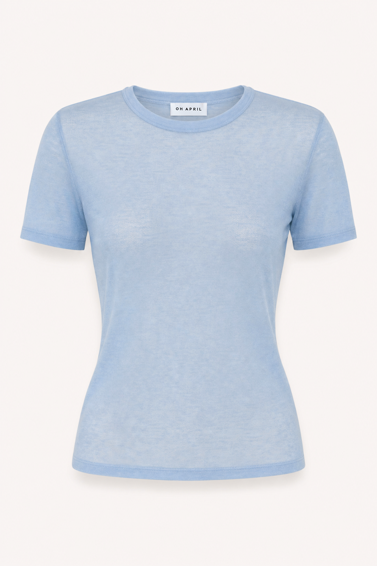 oh-april-slim-fit-t-shirt-sky-blue-modal-kaschmir image 1