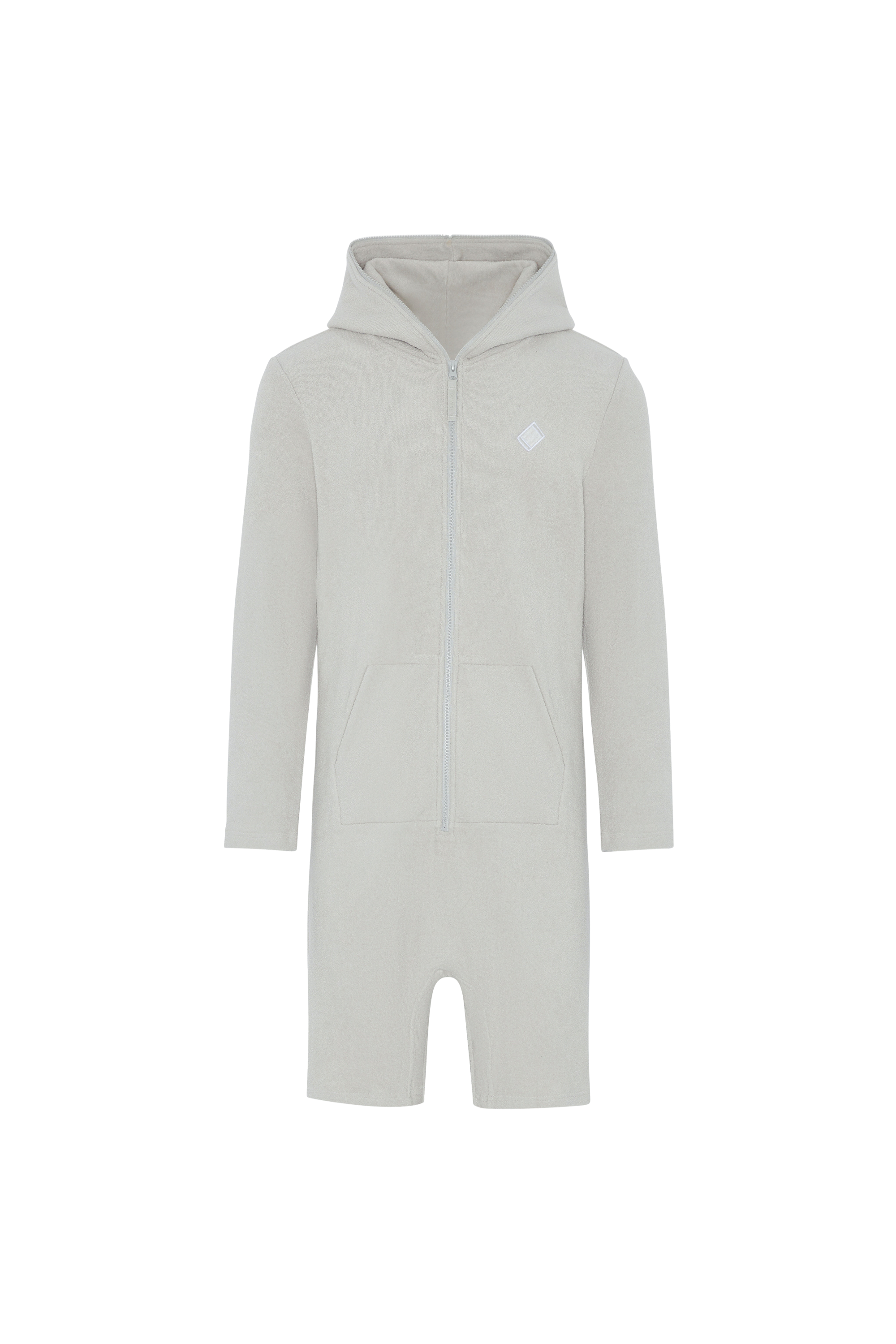 onepiece-towel-club-jumpsuit-kurz-hellgrau-damen image 1