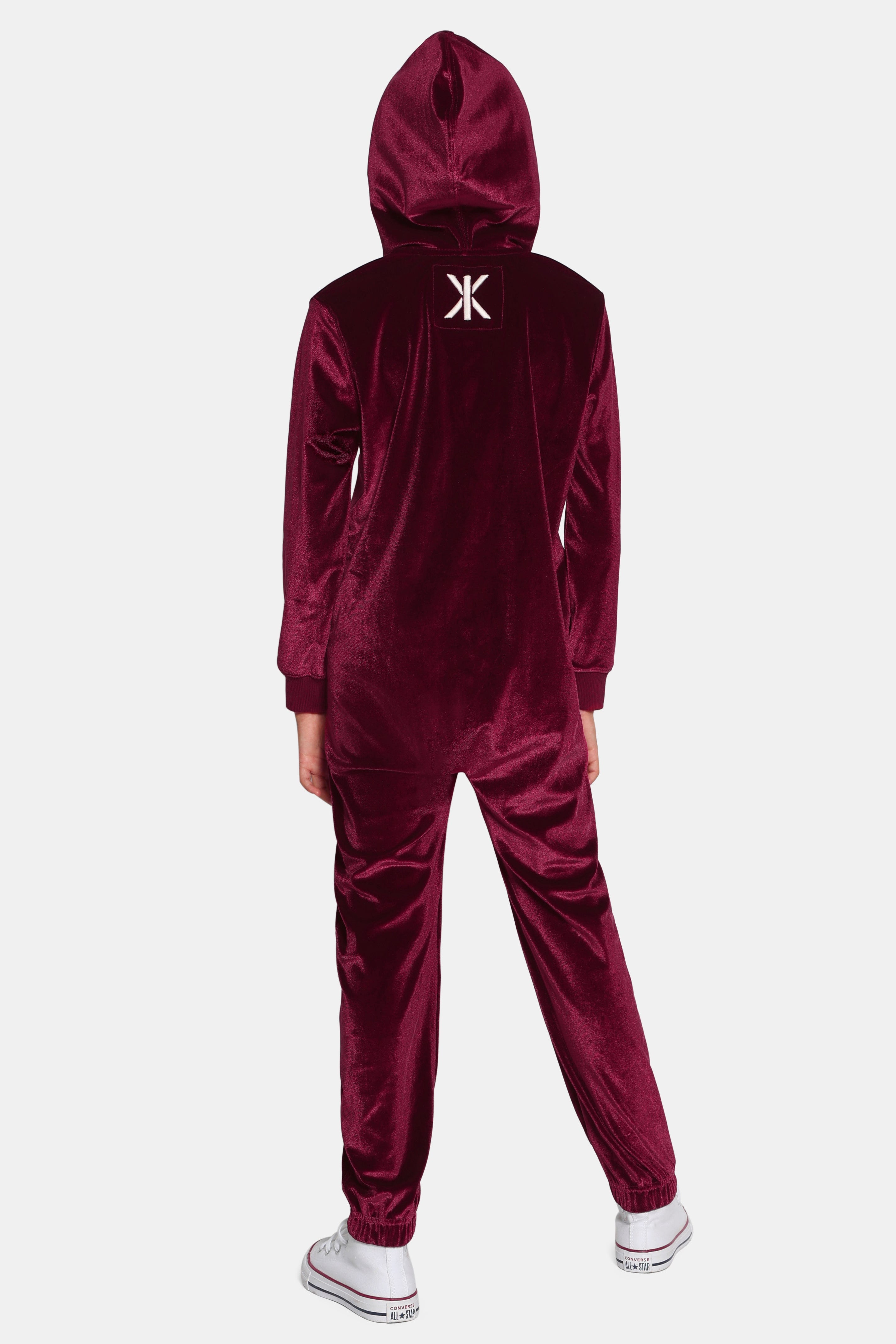 onepiece-original-velour-kids-jumpsuit-kinder-rot-velour image 6