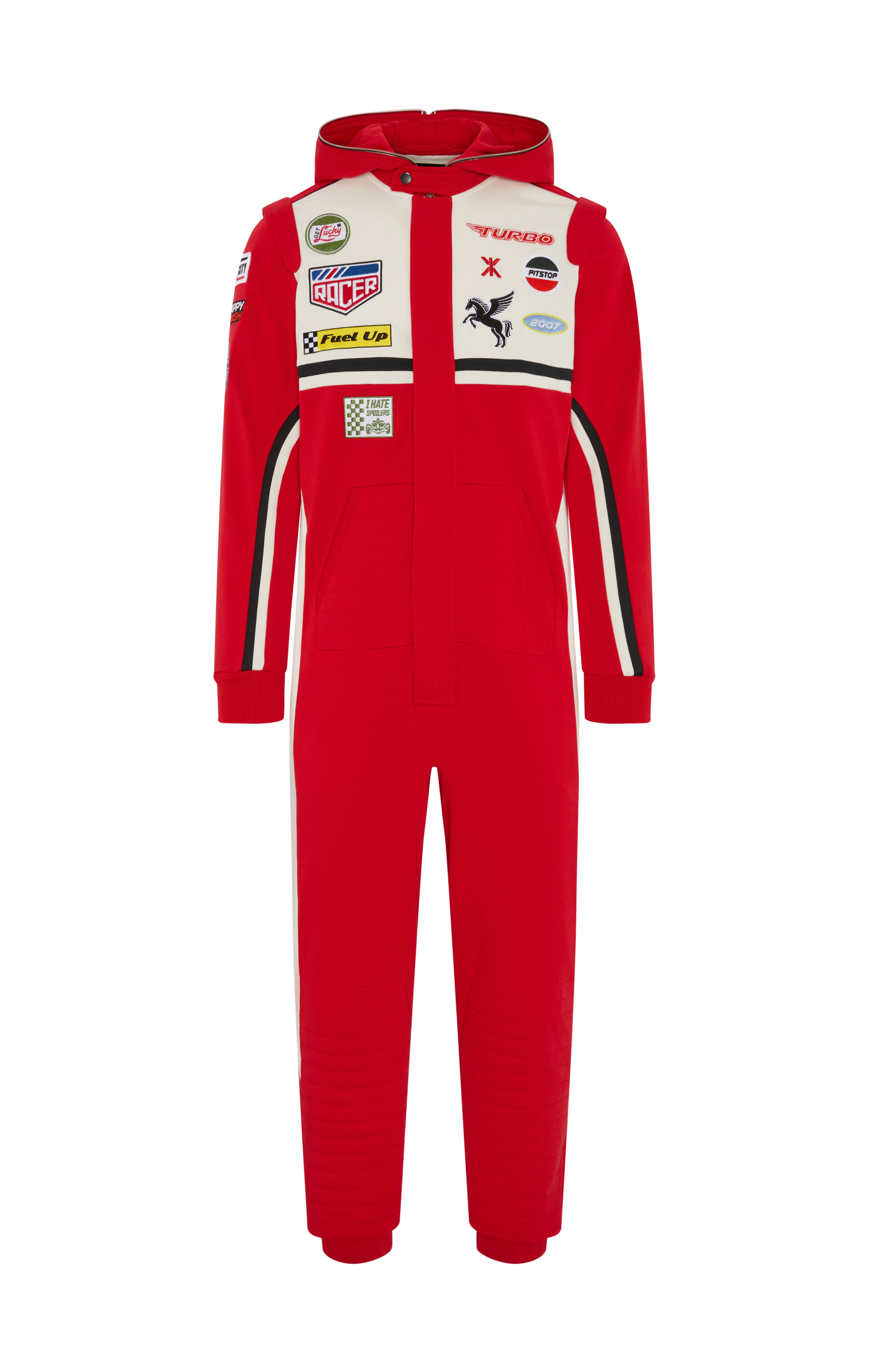 onepiece-the-race-suit-damen-overall-rot-mit-patches image 1