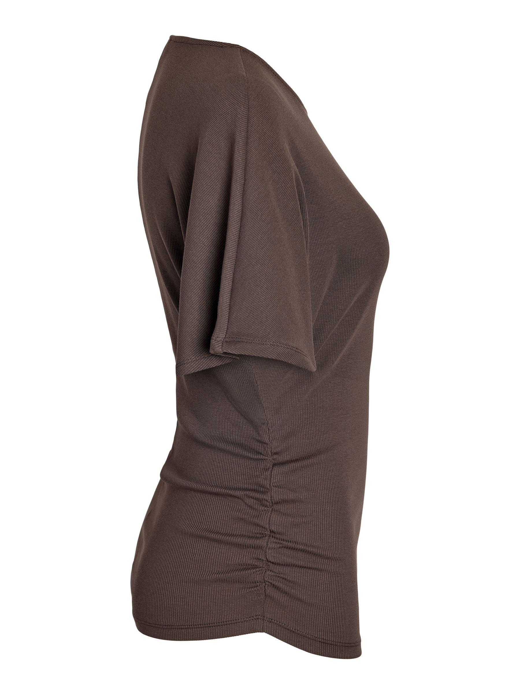 noisy-may-abbi-t-shirt-damen-bio-baumwolle-gerafft image 8